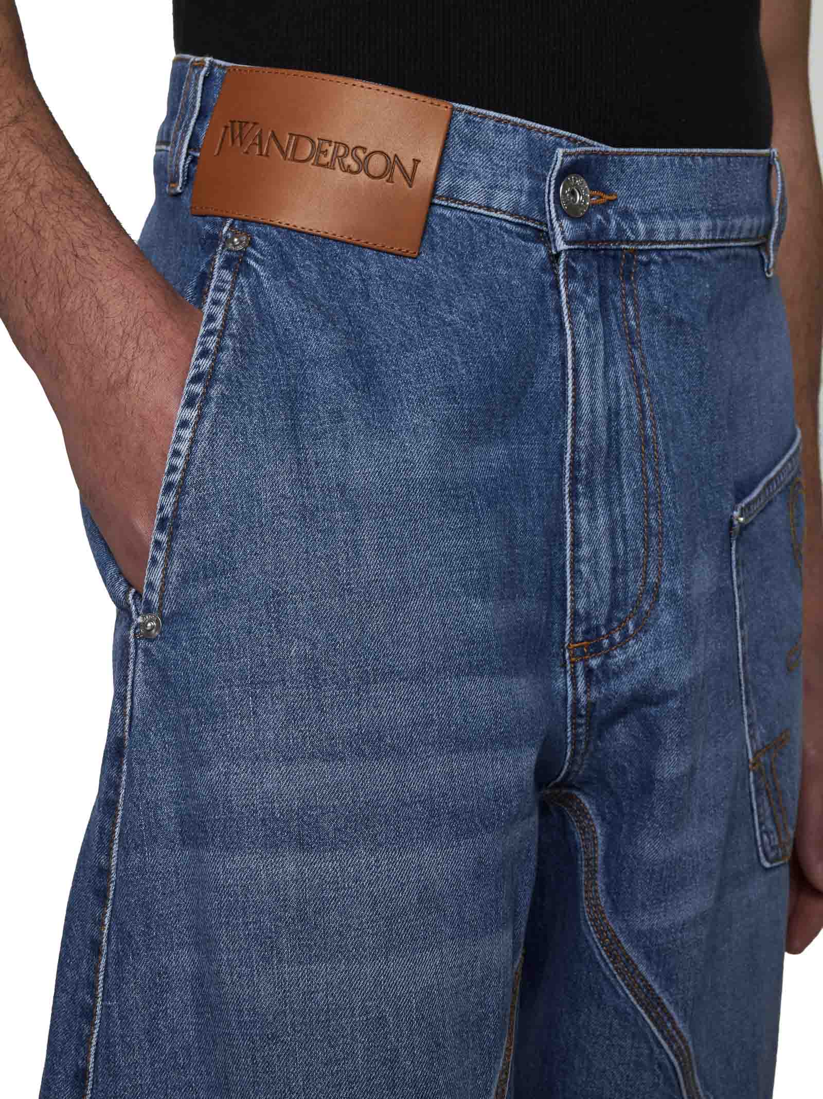 Shop Jw Anderson Jeans In Light Blue