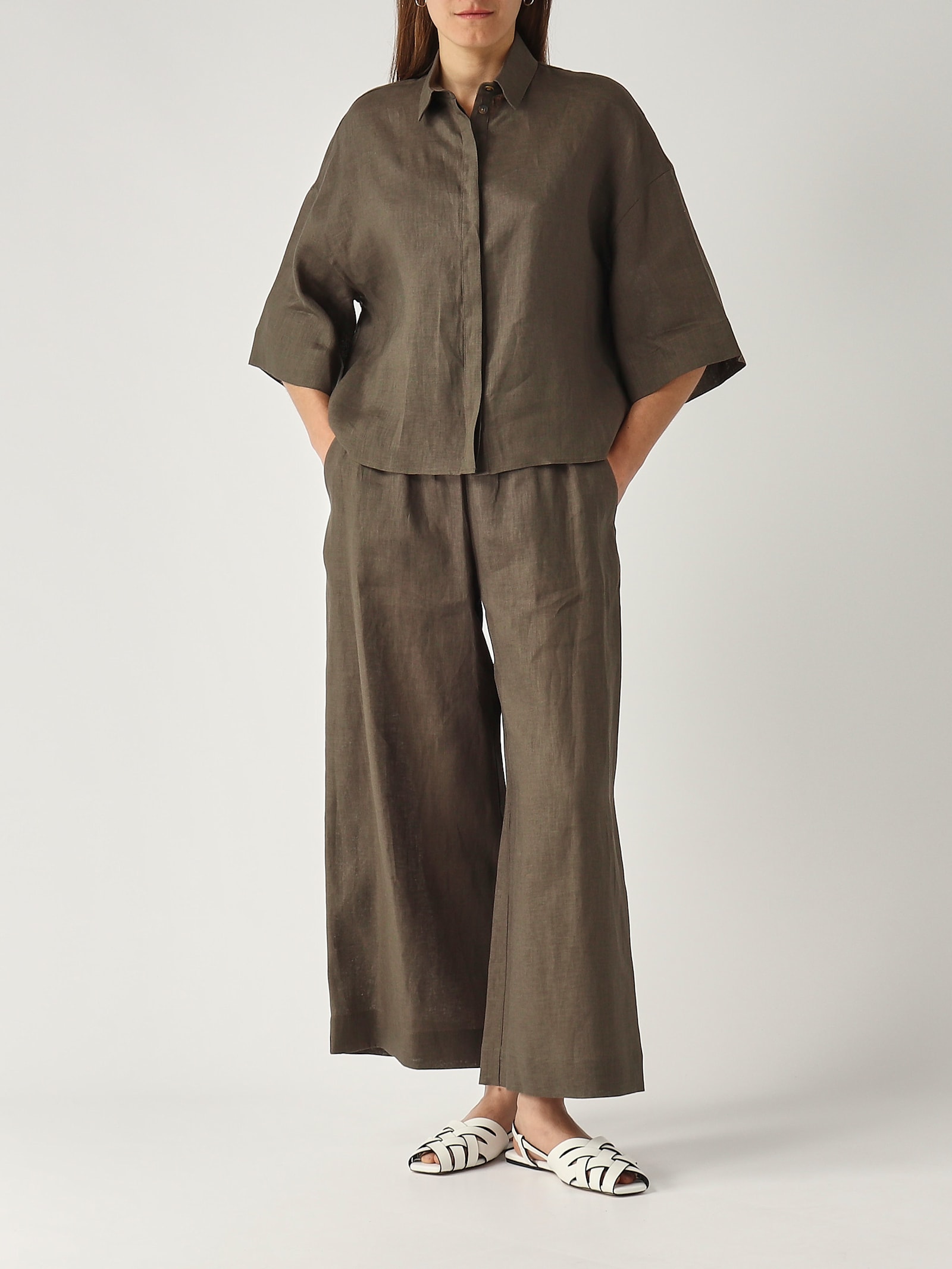 Max Mara Mirano Shirt In Brown
