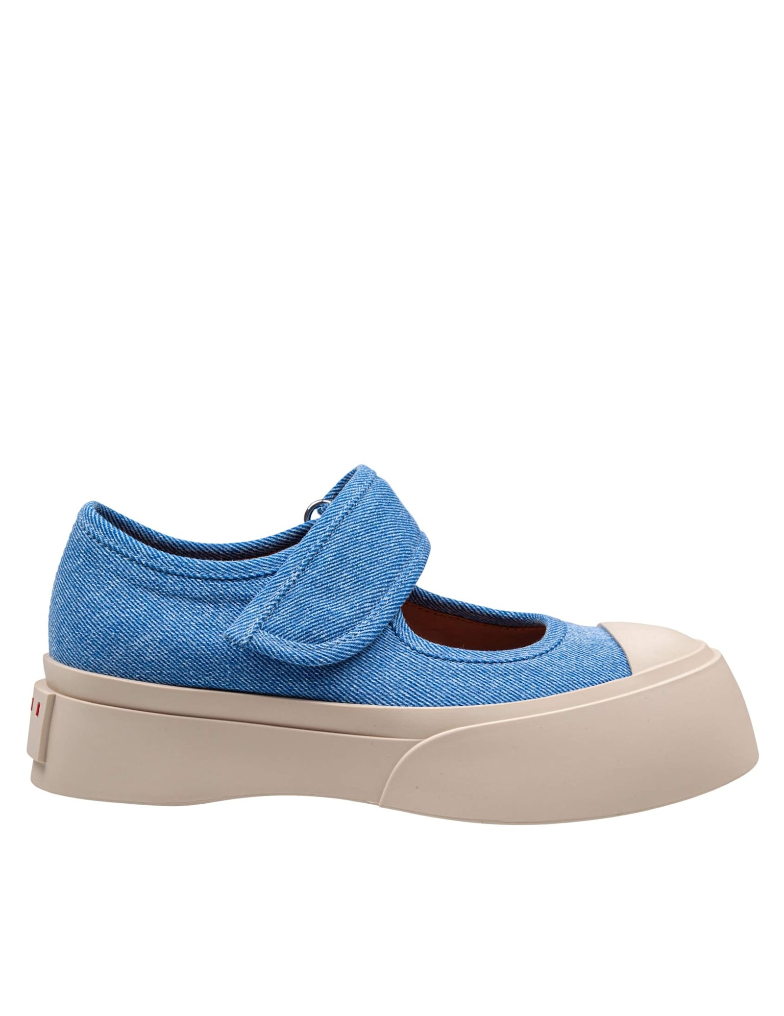 Sneakers Mary Jane Pablo In Denim Color Blue