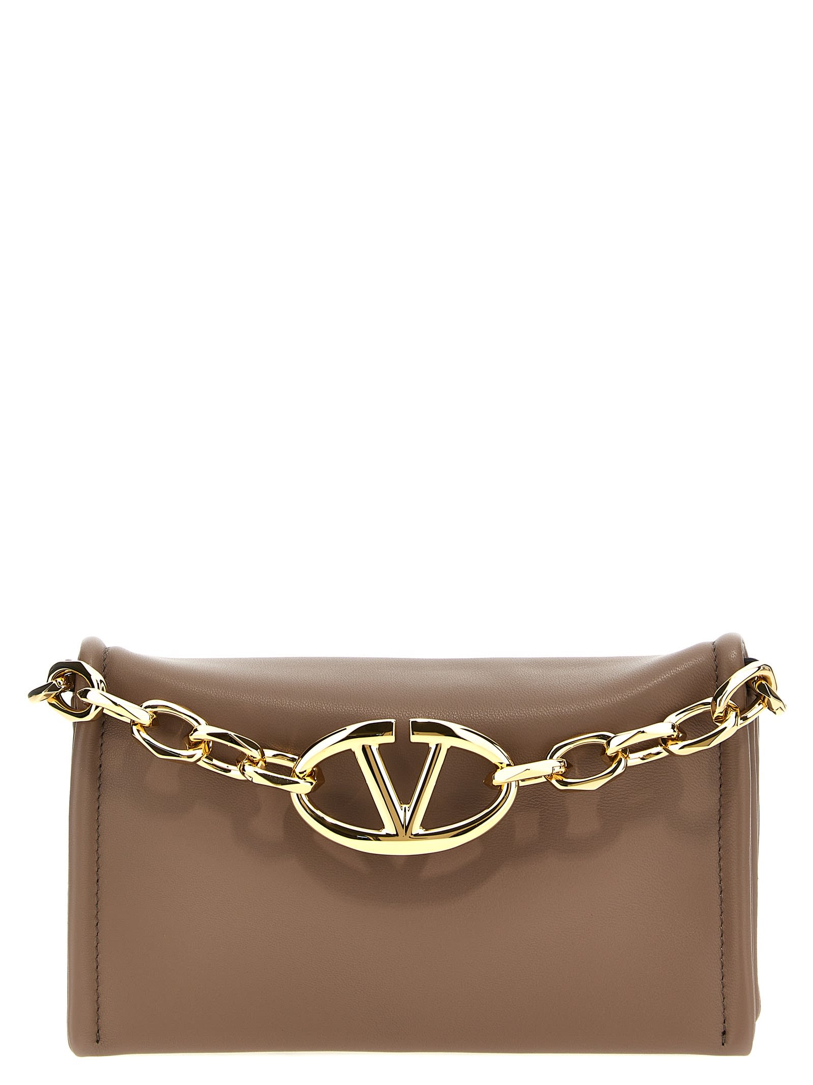 VALENTINO GARAVANI VALENTINO GARAVANI VLOGO CHAIN CLUTCH BAG