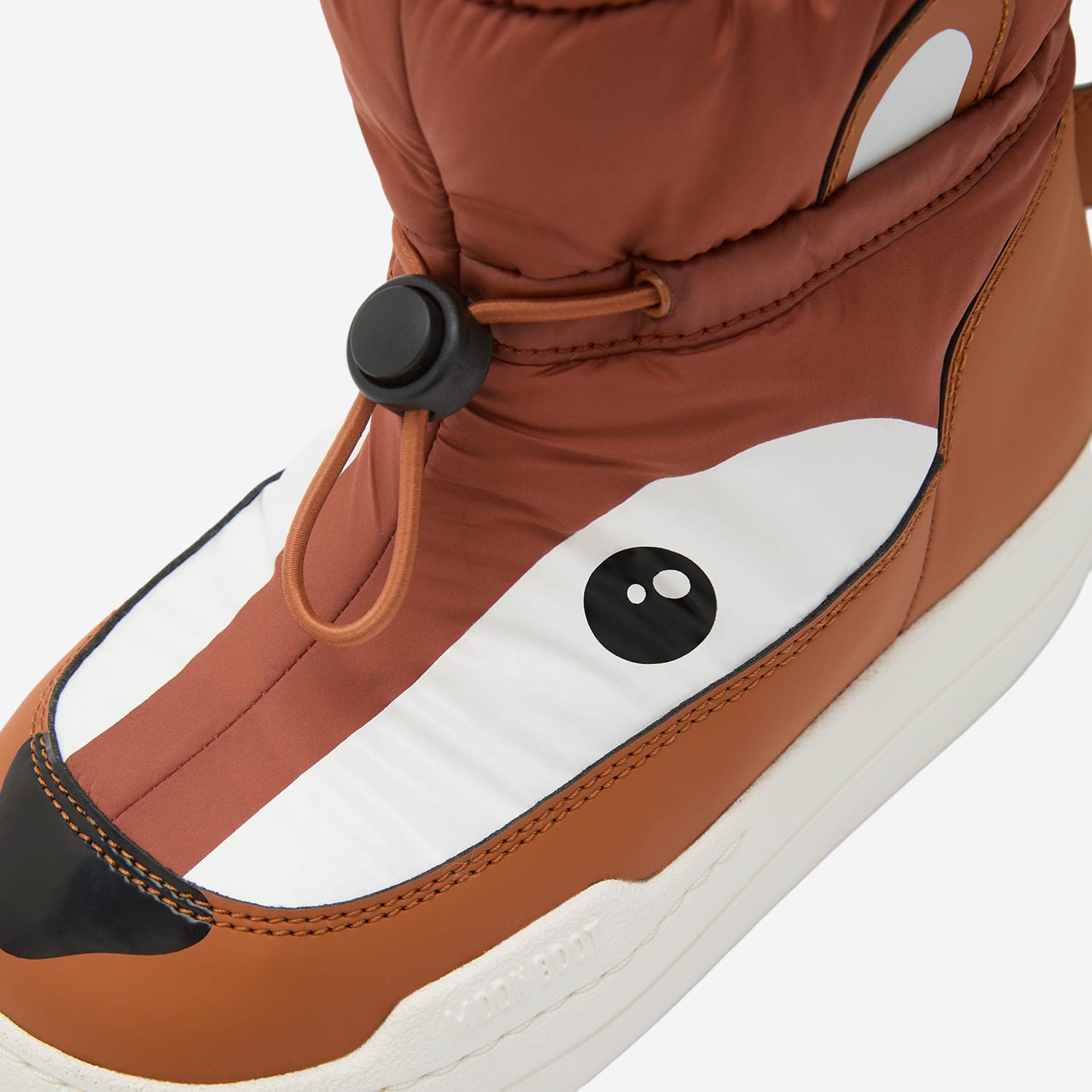 Moon Boot Junior Park Tube Mid Fox Boot In Brown
