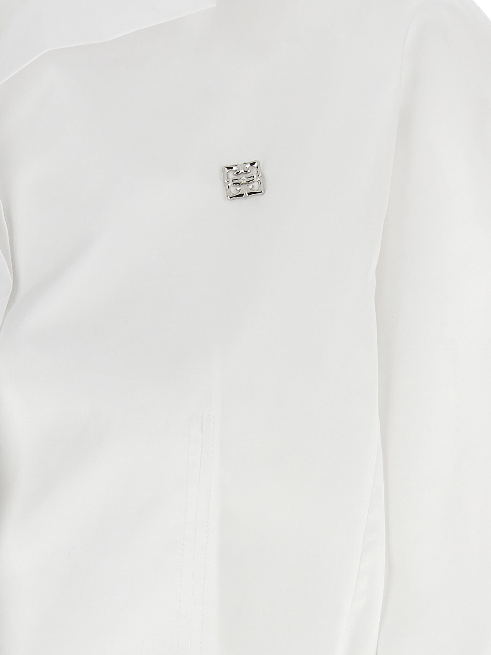 Givenchy White Puff Shirt In White