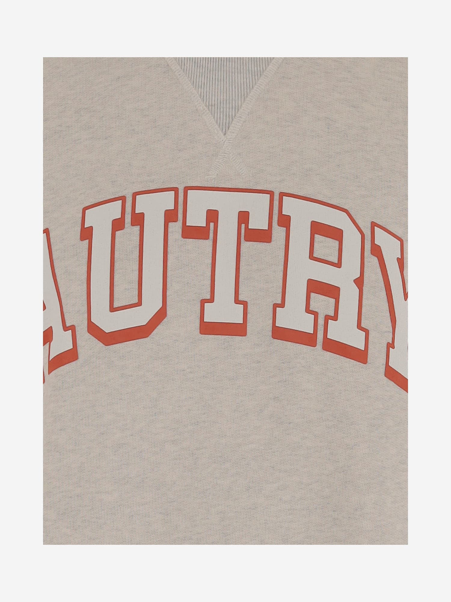 Shop Autry Cotton Sweatshirt With Logo In Grey