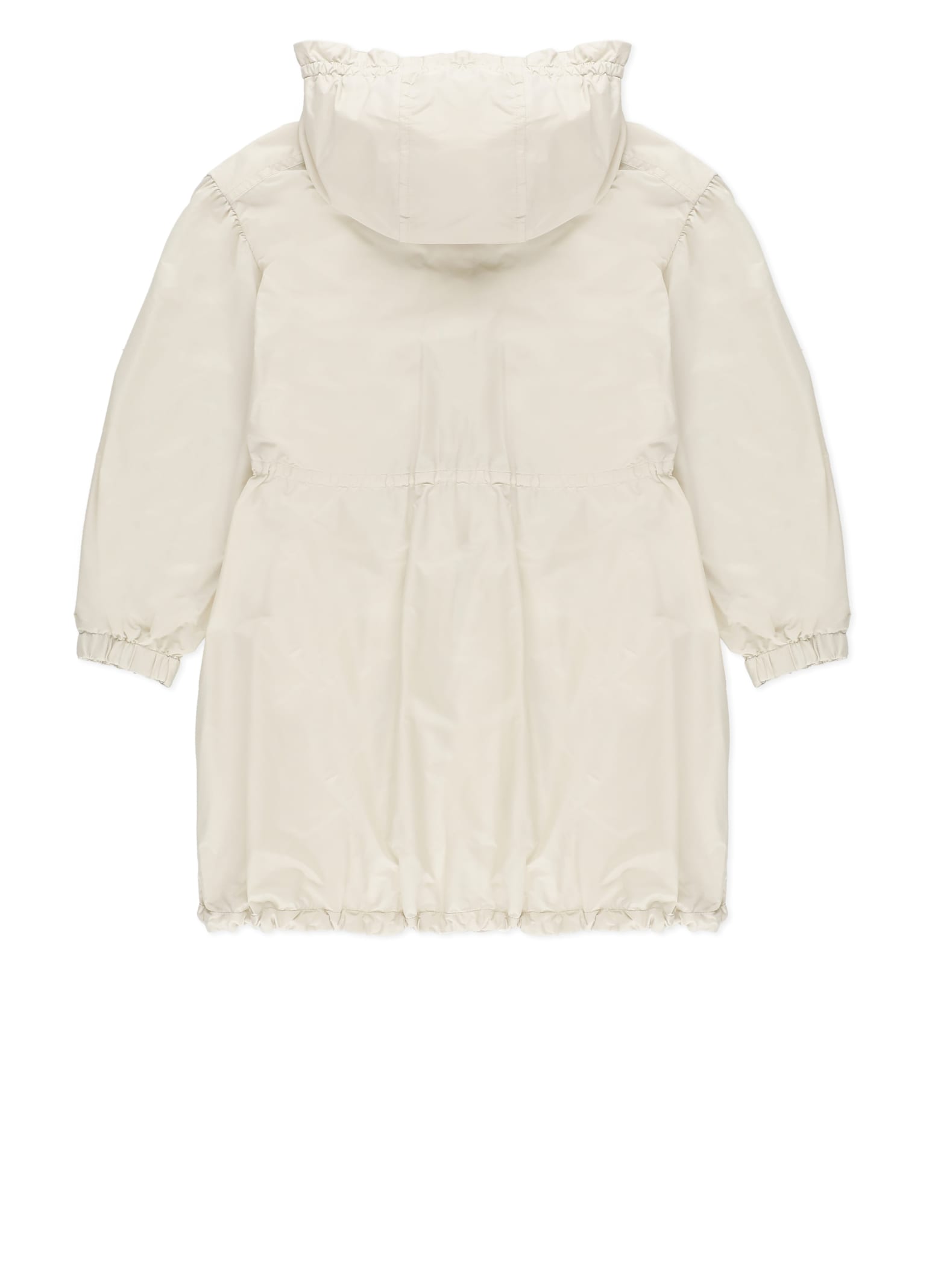 Moncler Jacket Kids Color Ivory In Neutral