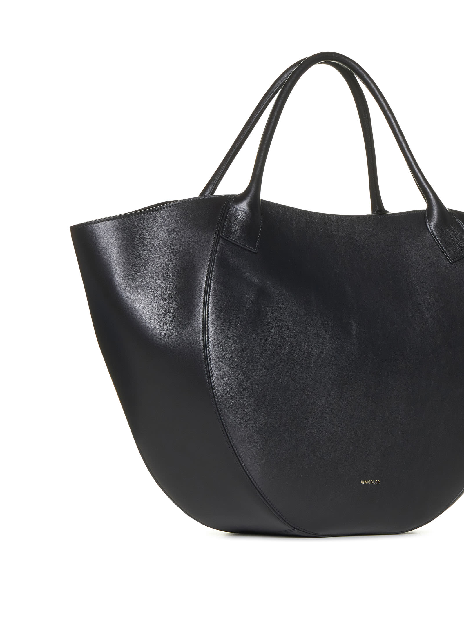 Shop Wandler Shoulder Bag In Black