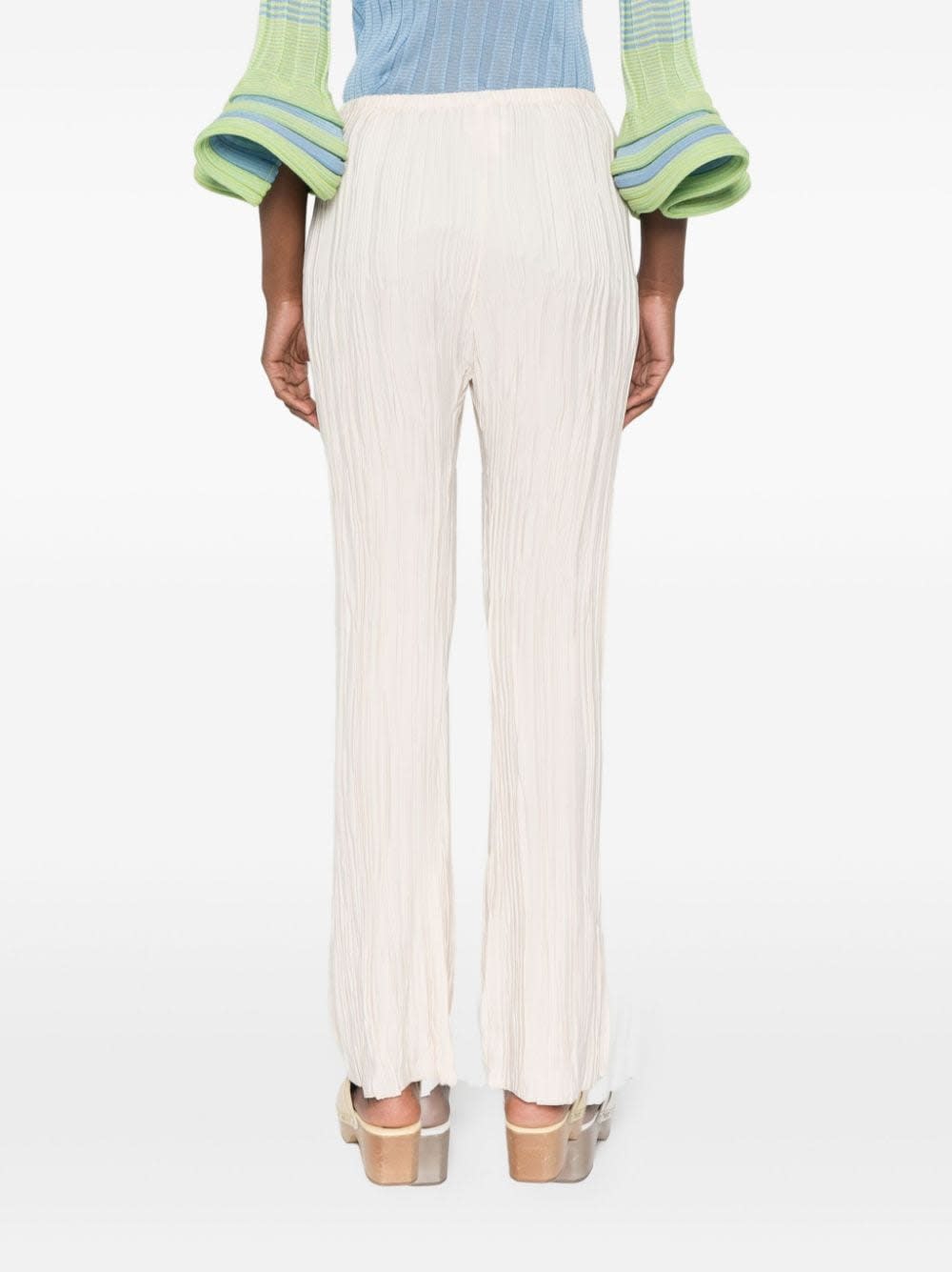 Forte Forte Golden Goose Cotton Wide-leg Sweatpants In White