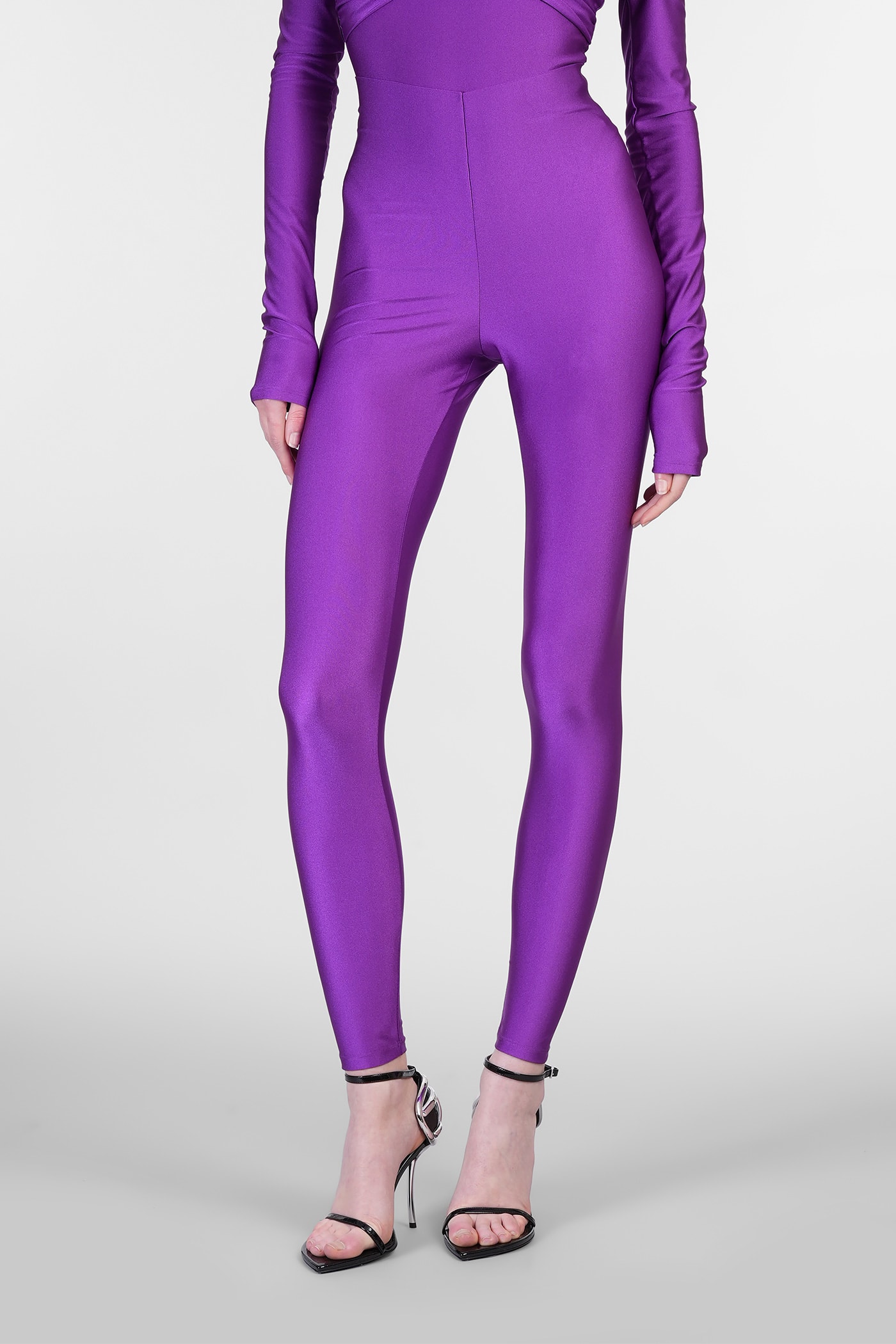 Shop The Andamane Holly 80 S Leggings In Viola Polyamide