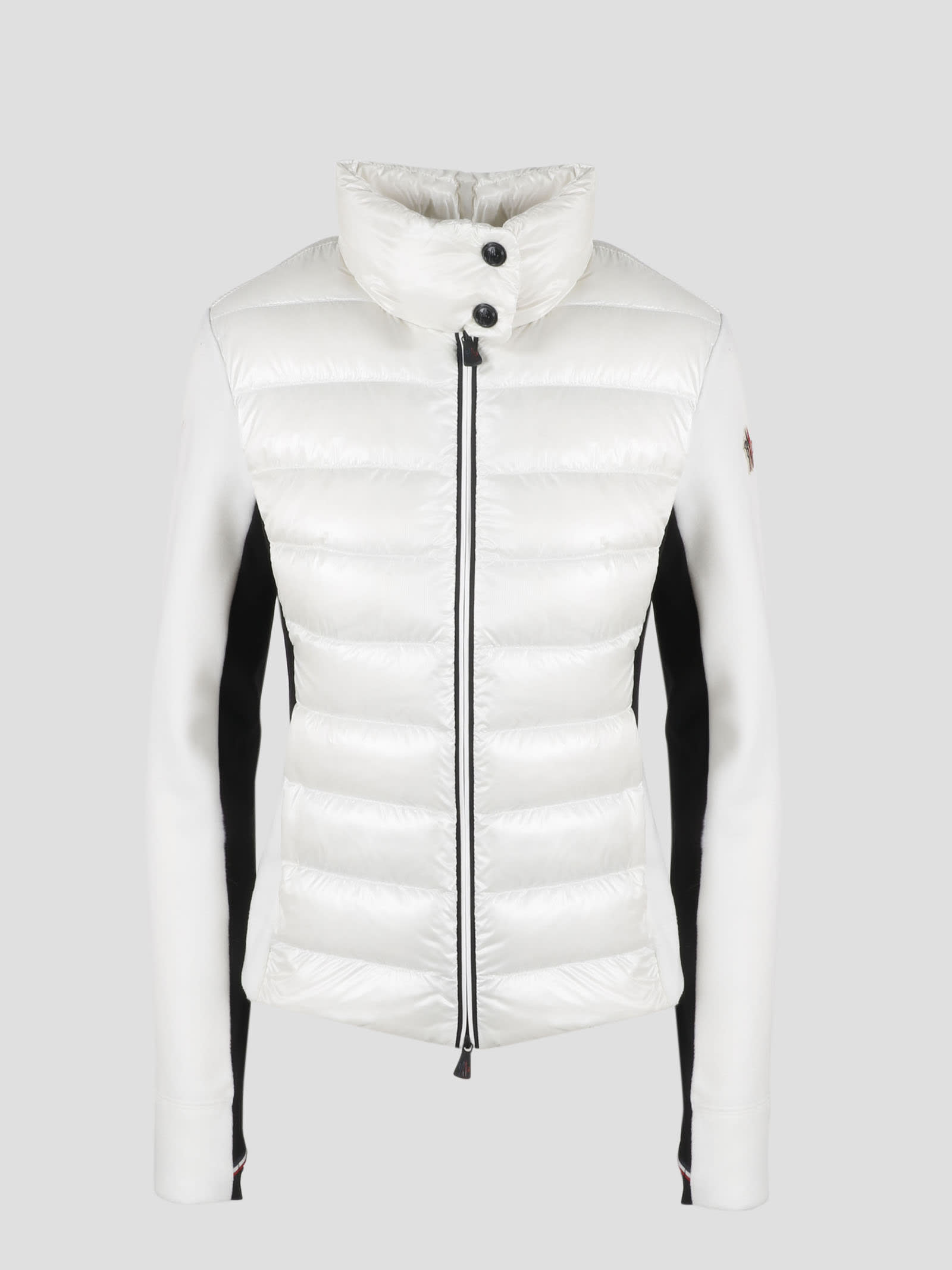 MONCLER QUILTED NYLON RIPSTOP CARDIGAN