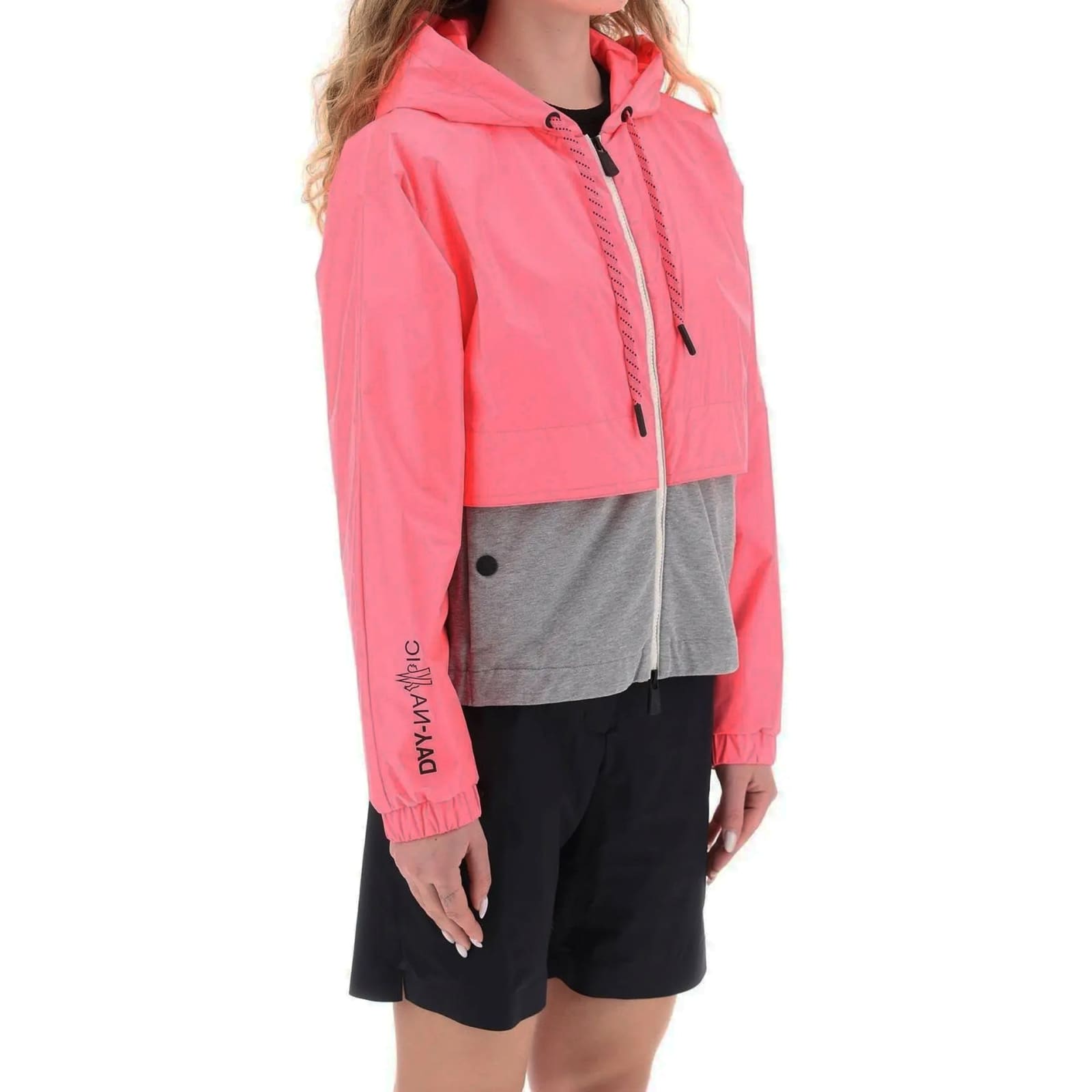 Shop Moncler Grenoble Hoodie Jacket In Pink