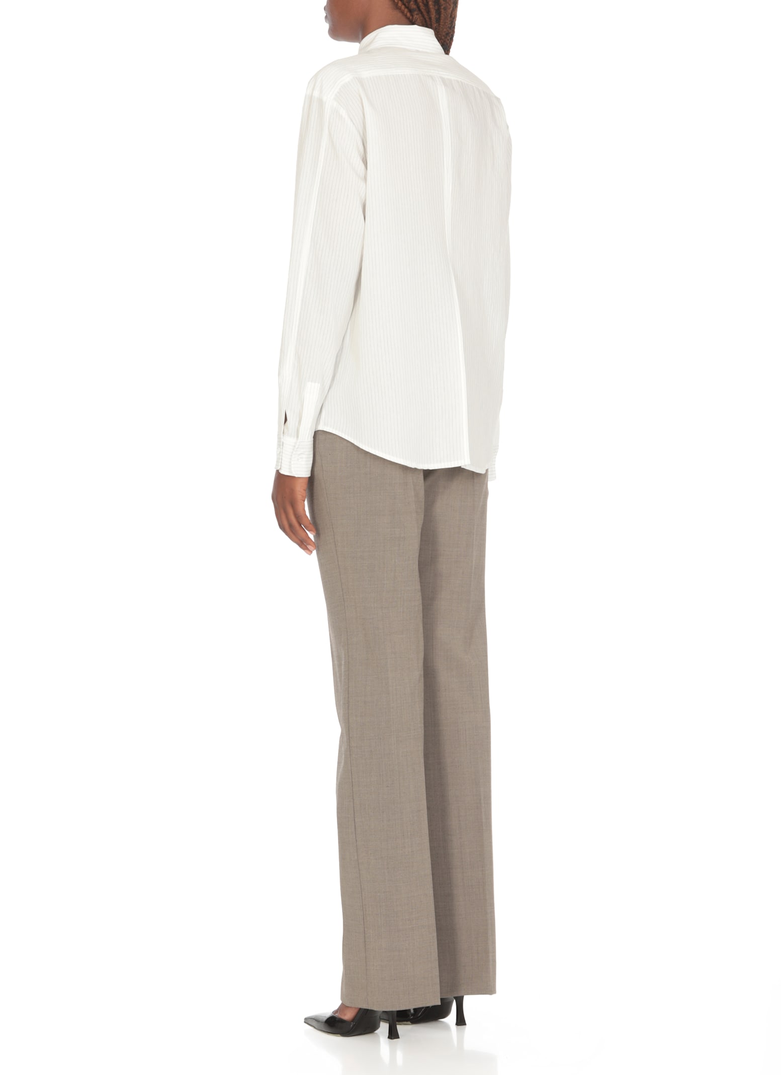 Pinko Viscose Shirt In White