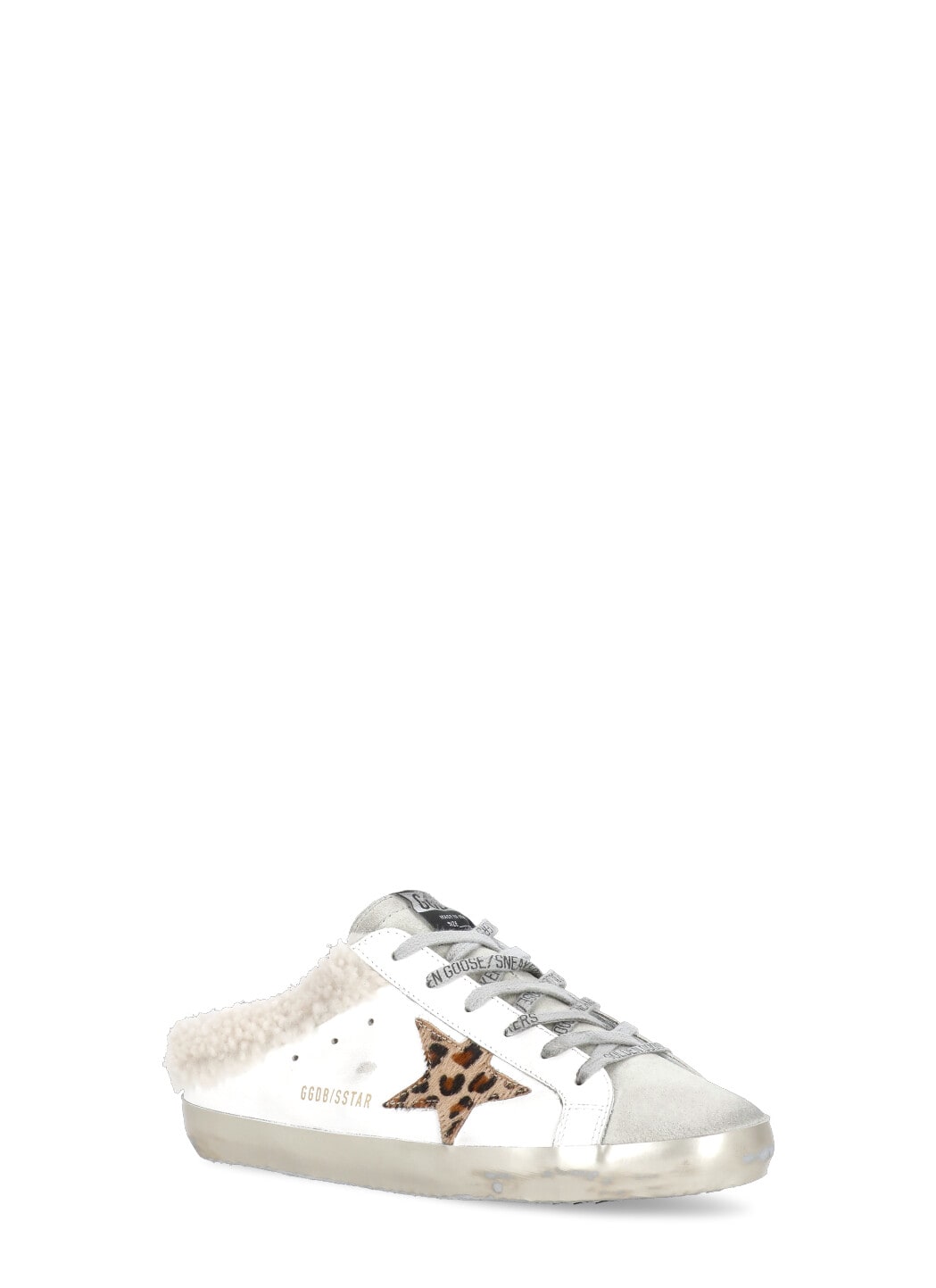 Golden Goose Superstar Sabot 81811 Leather And Shearling Trainers
