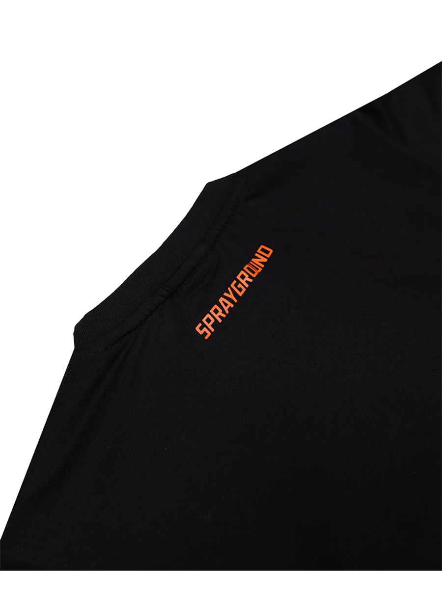 Sprayground Curtain T-shirt In Black