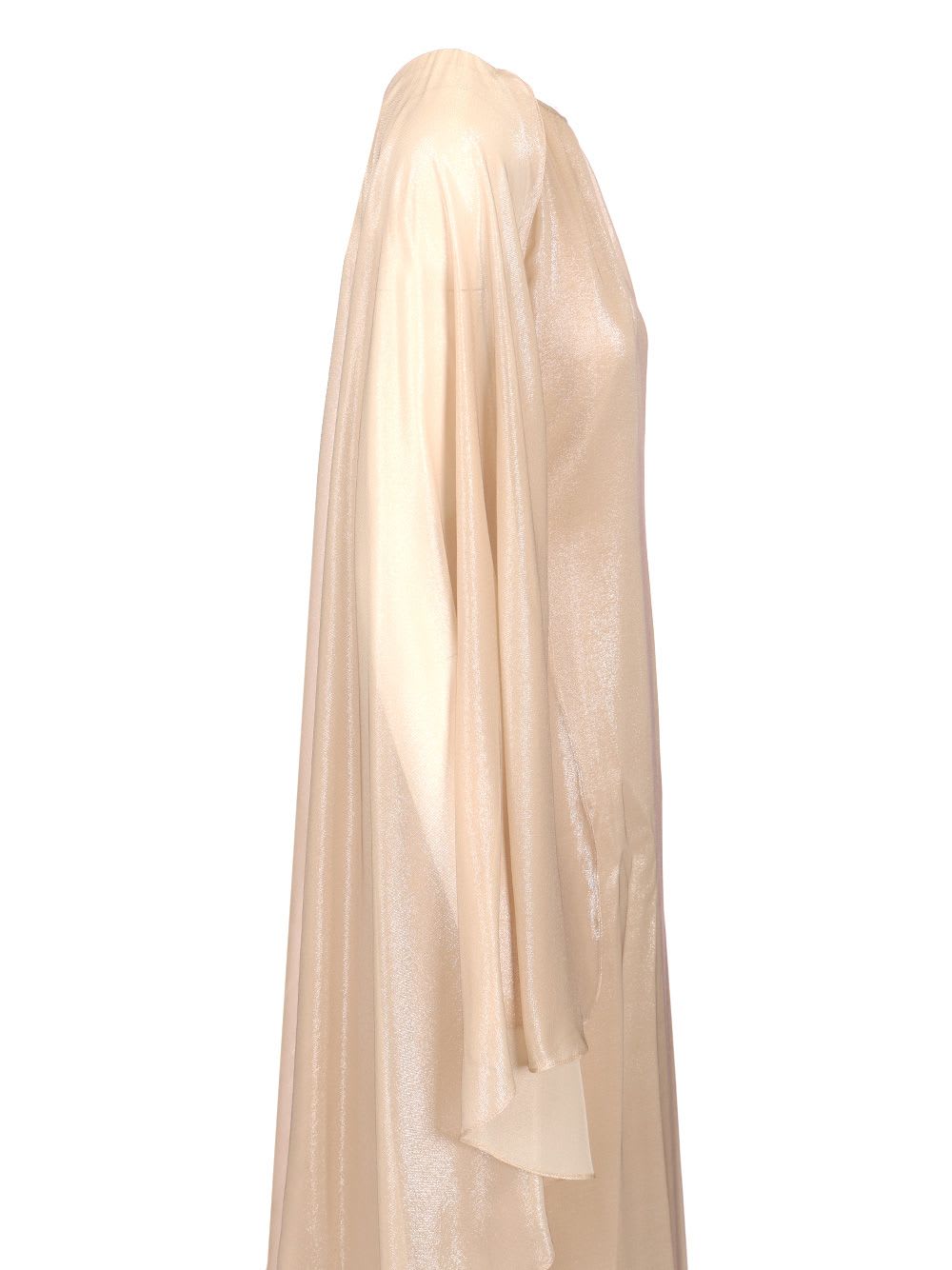 Shop Tom Ford Silk Evening Dress In Beige