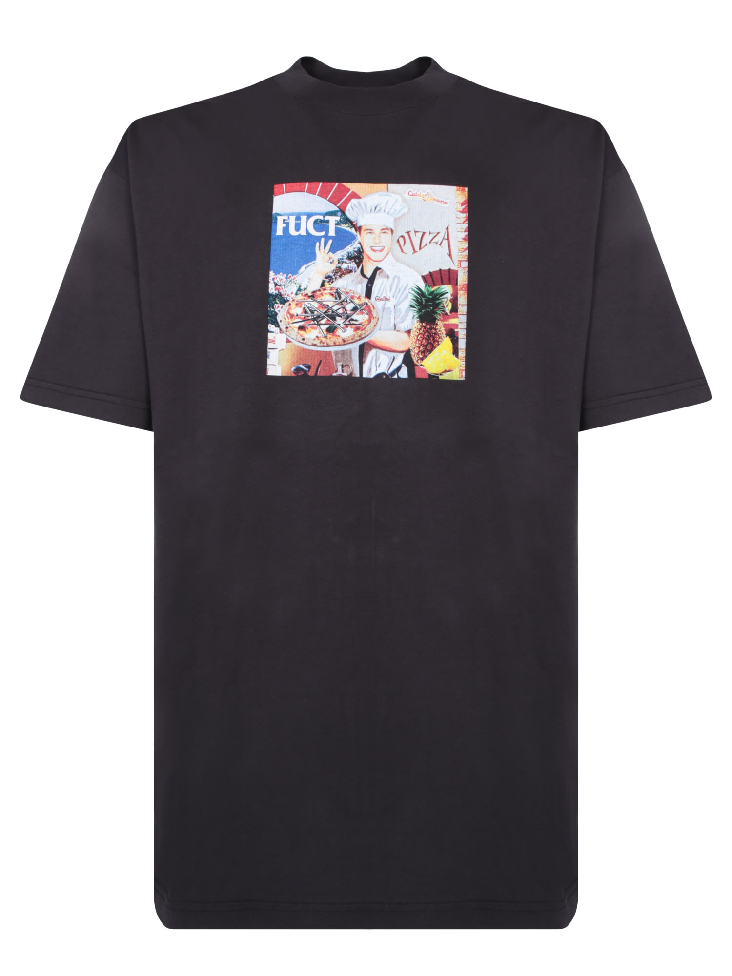 Shop Fuct Pizza Black T-shirt