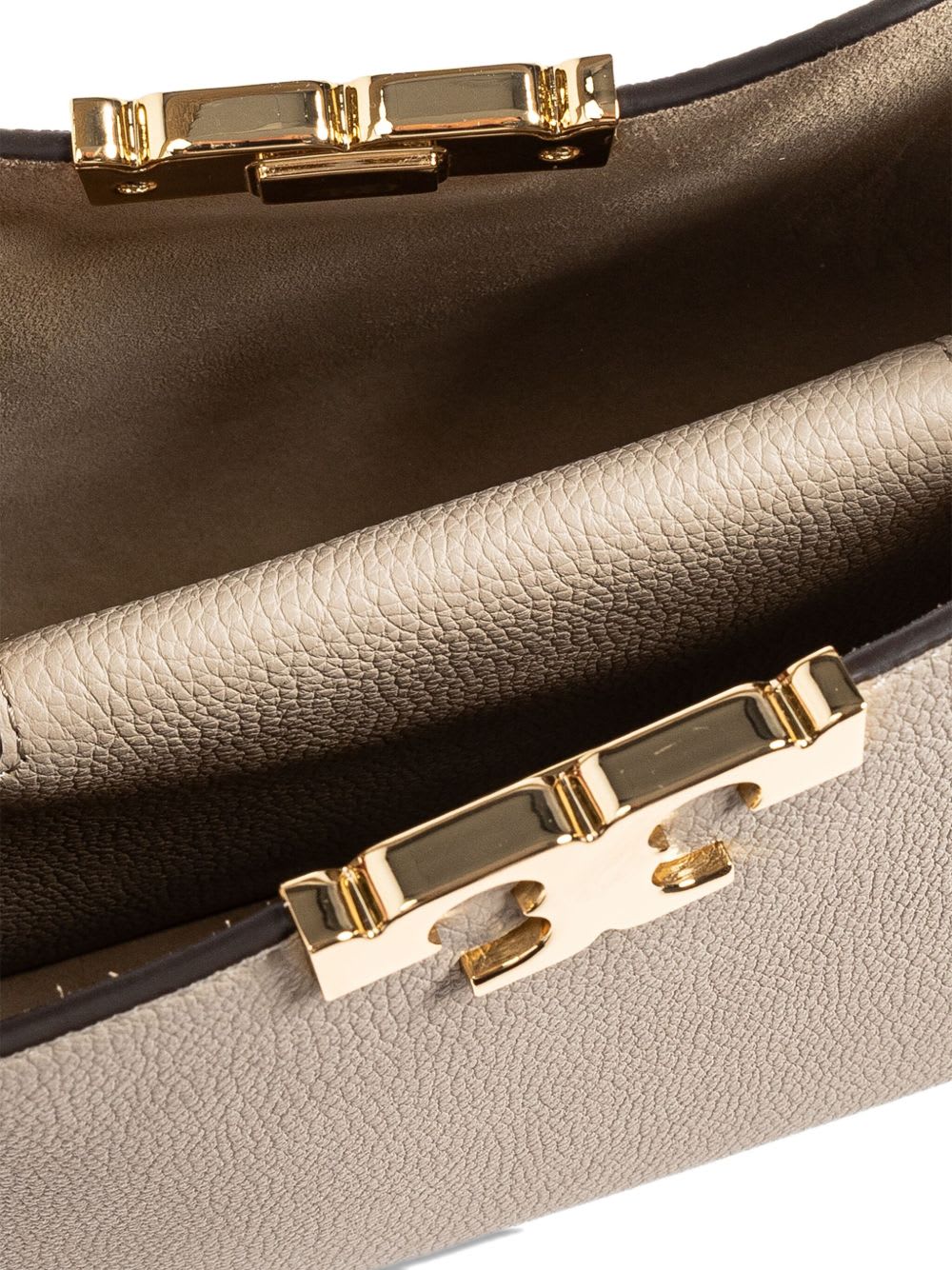 Tory Burch Eleanor Medium Leather Satchel Bag In Brown