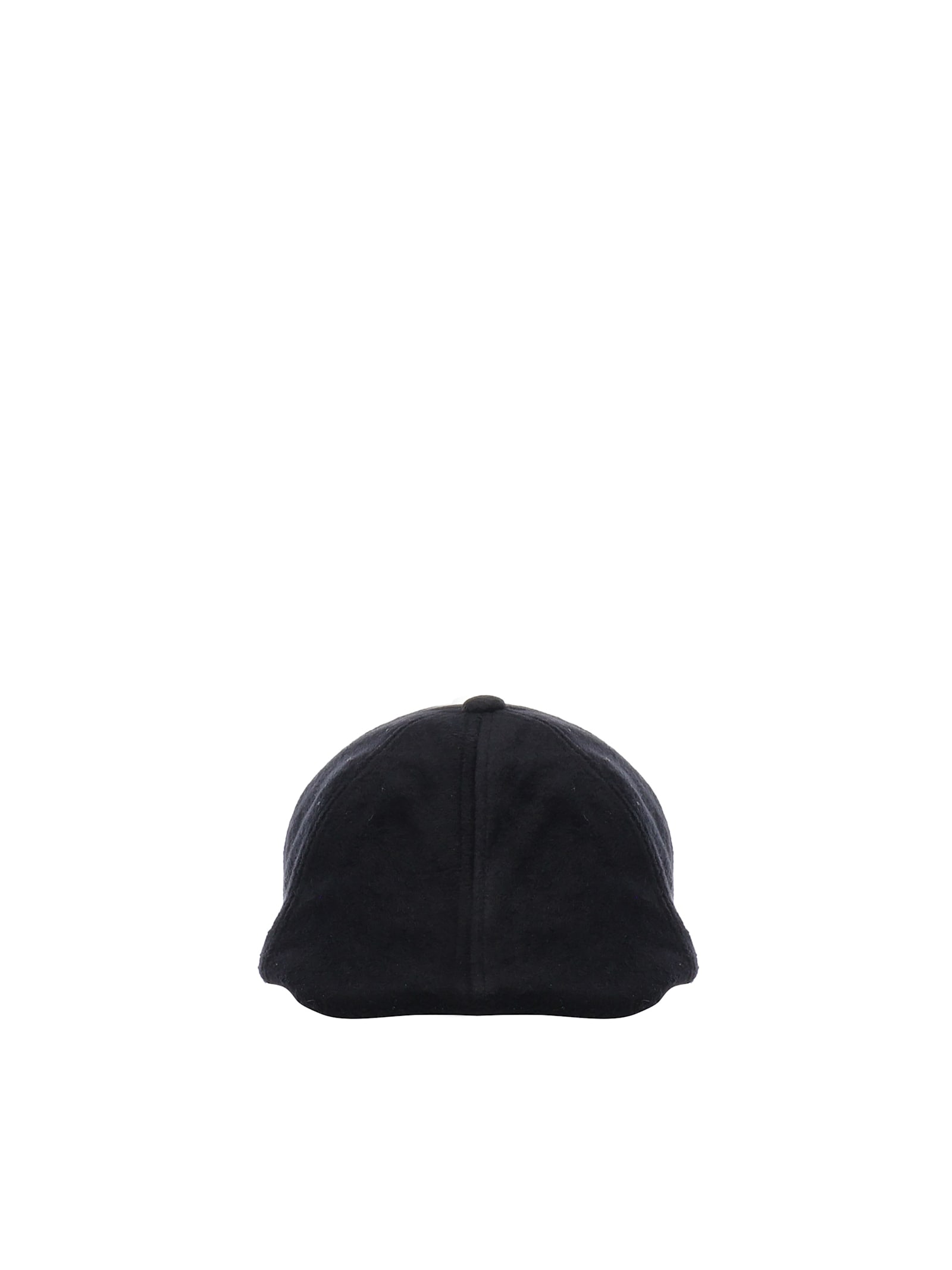 Mc2 Saint Barth Arthur Herringbone Hat In Black