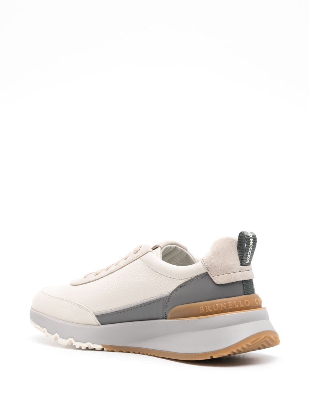 Shop Brunello Cucinelli Classic Sneakers In White