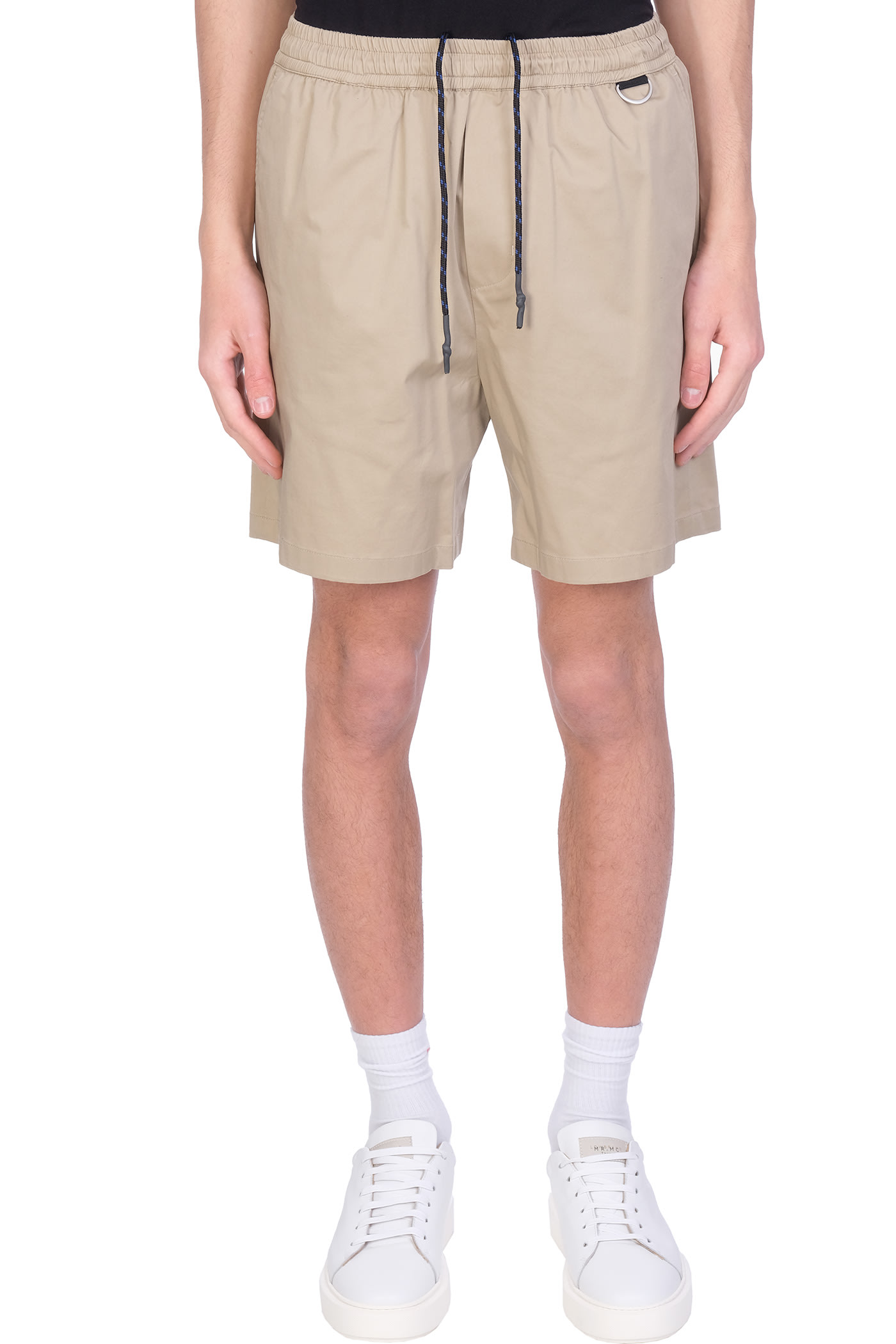 Low Brand Shorts In Beige Cotton
