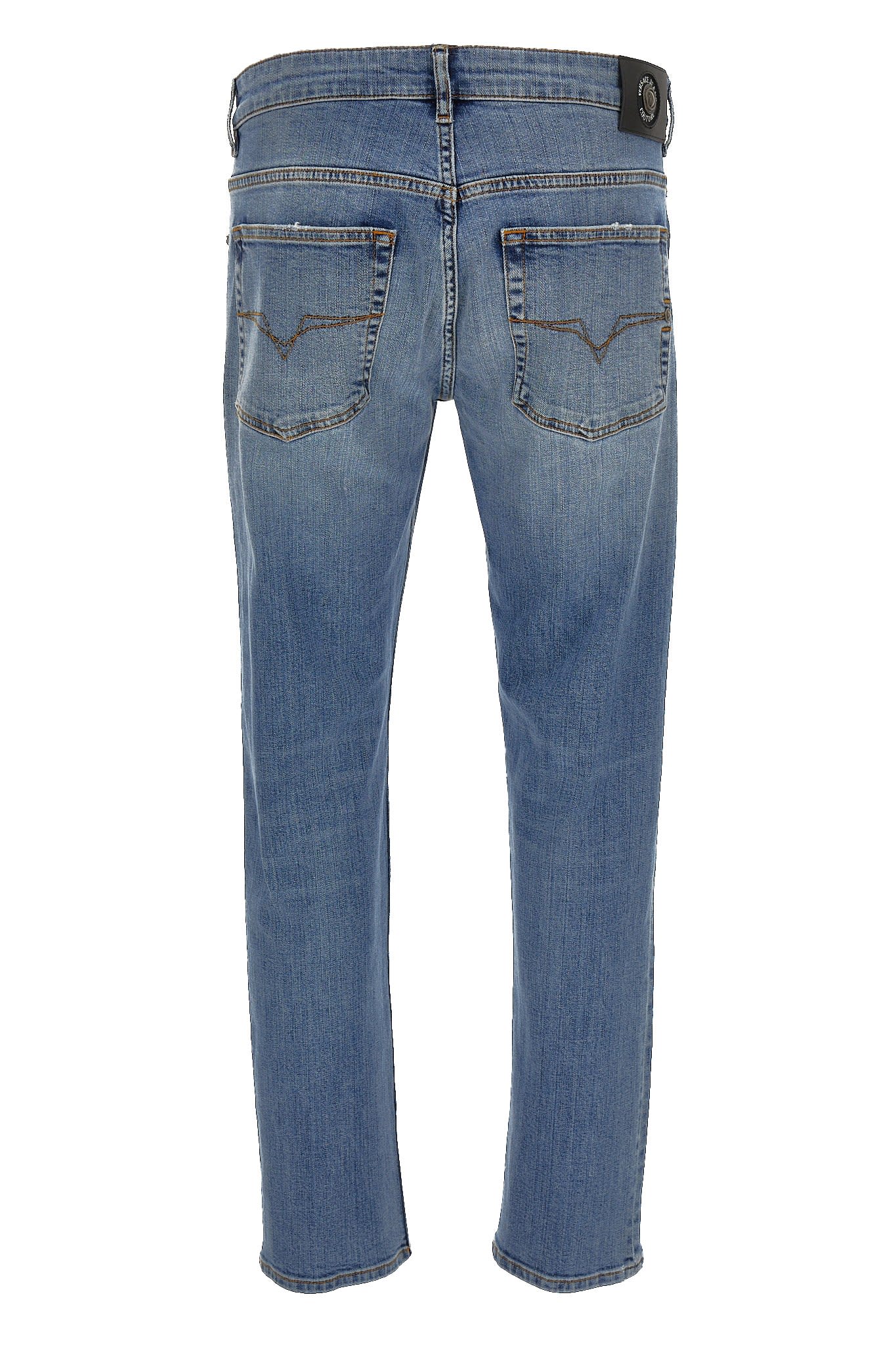 Shop Versace Jeans Couture Mens Jeans In Blue