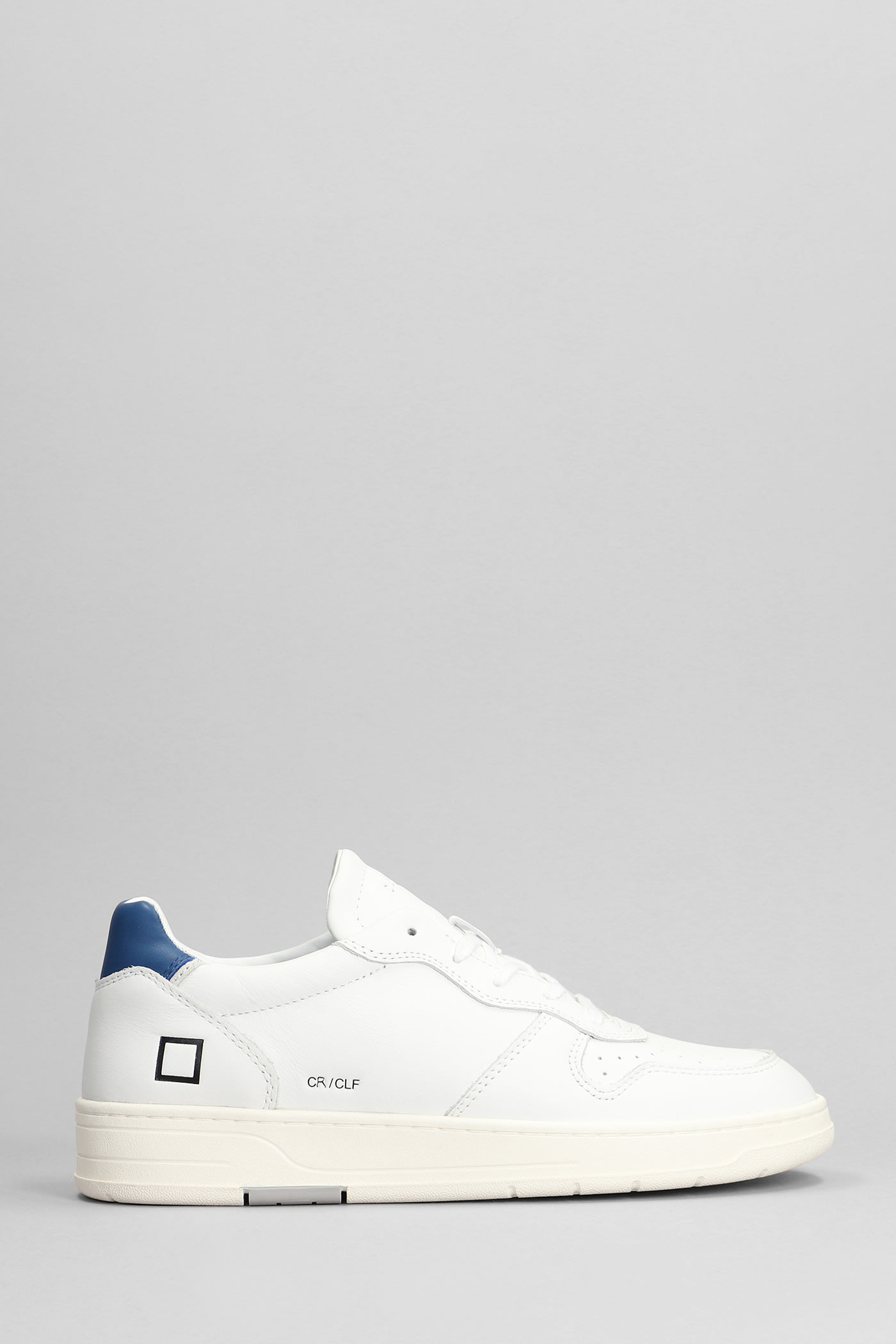 Court Sneakers In White Leather