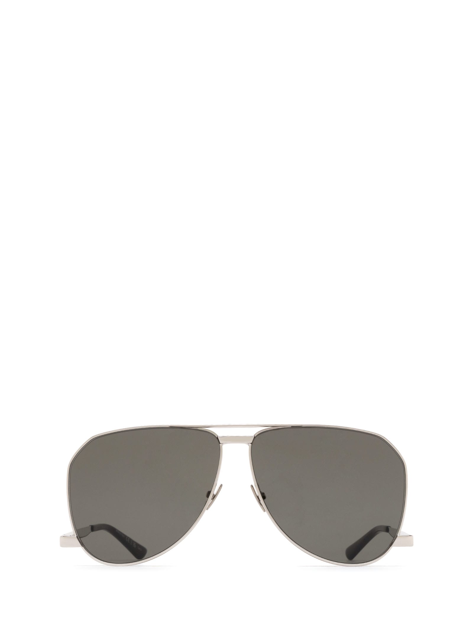 Shop Saint Laurent Sl 690 Silver Sunglasses