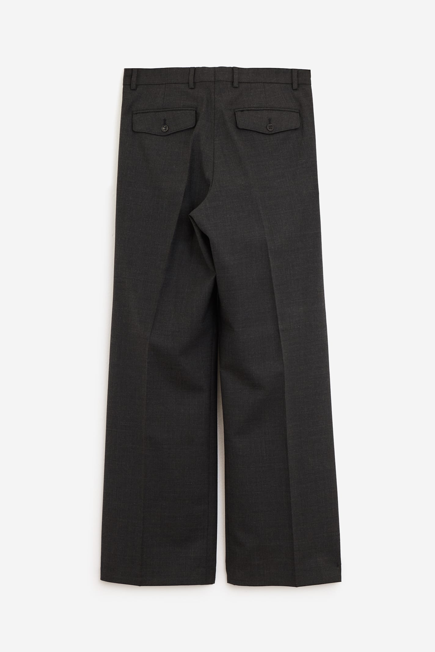 Shop Sunflower Wide Pleated Pants In Anthracite