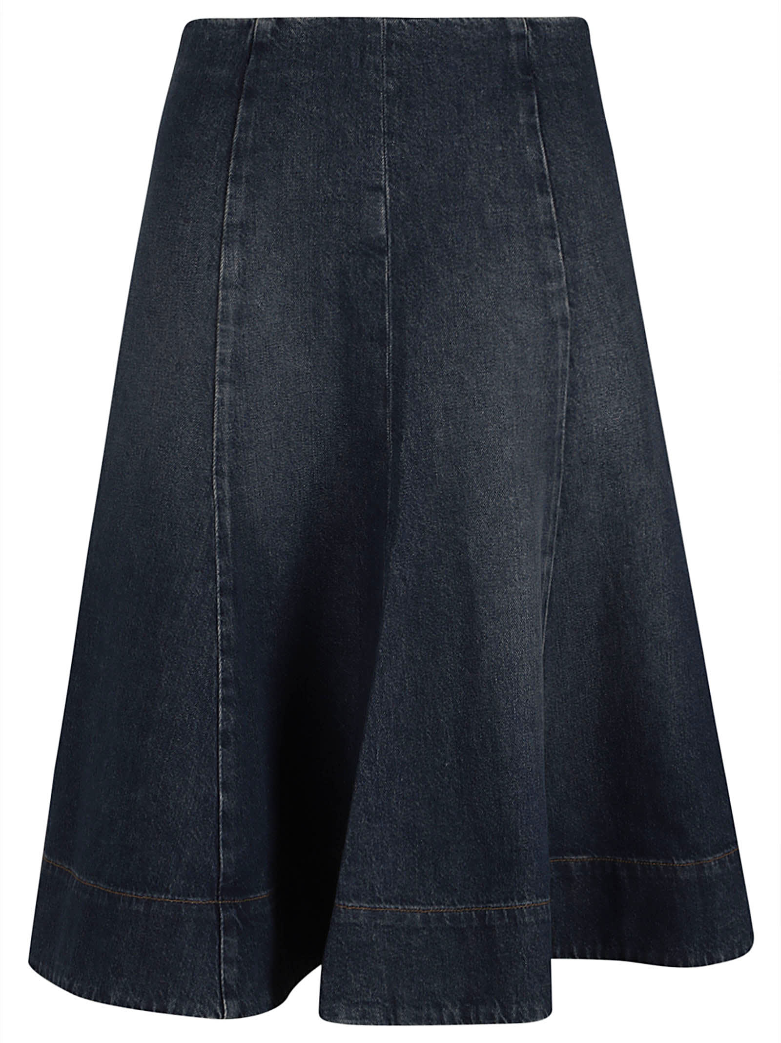 Shop Khaite Lennox Skirt In Archer