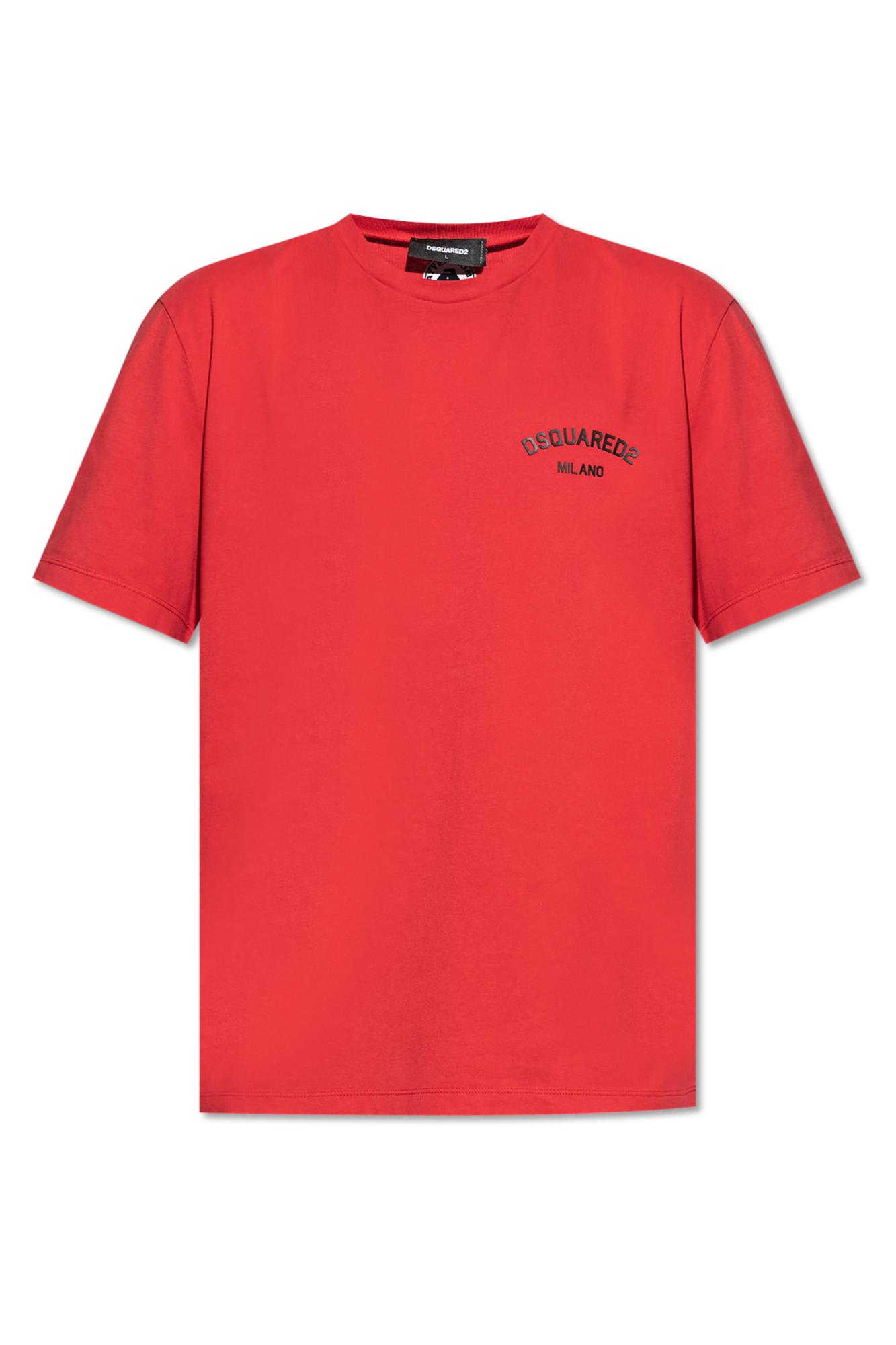 Dsquared2 Logo-print T-shirt In Red