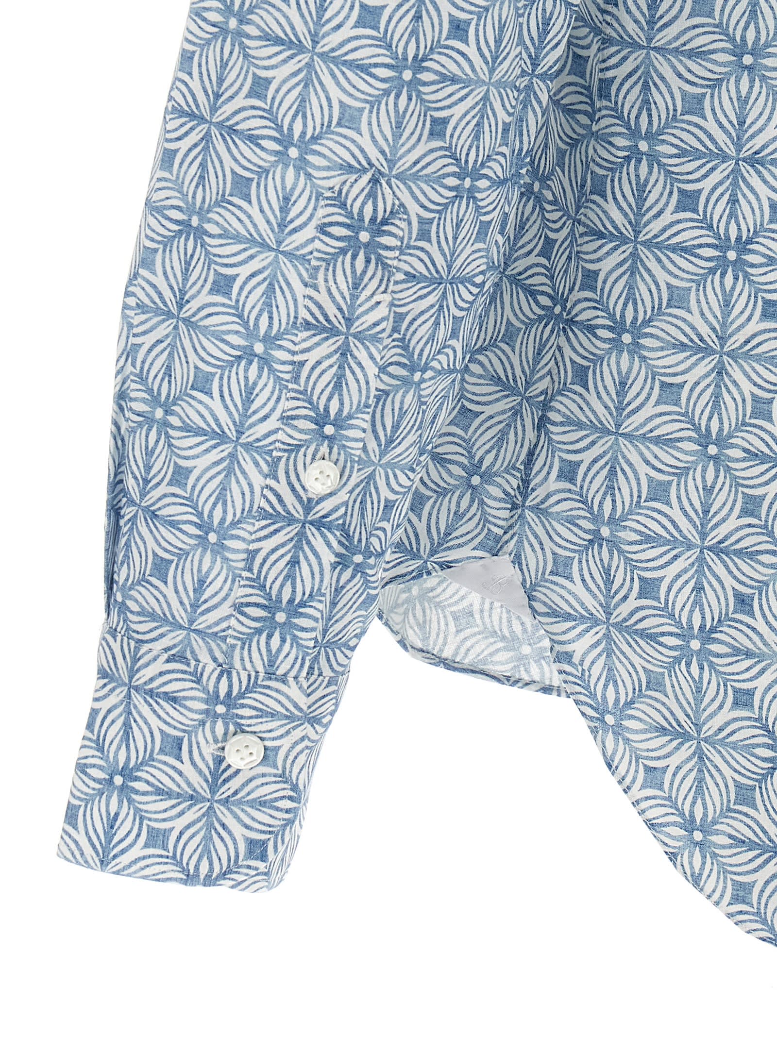 Barba Napoli Vintage Shirt Shirt In Multicolor