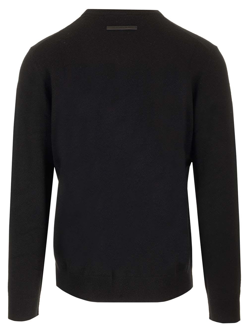 Shop 7 For All Mankind Cashmere Sweater In Black