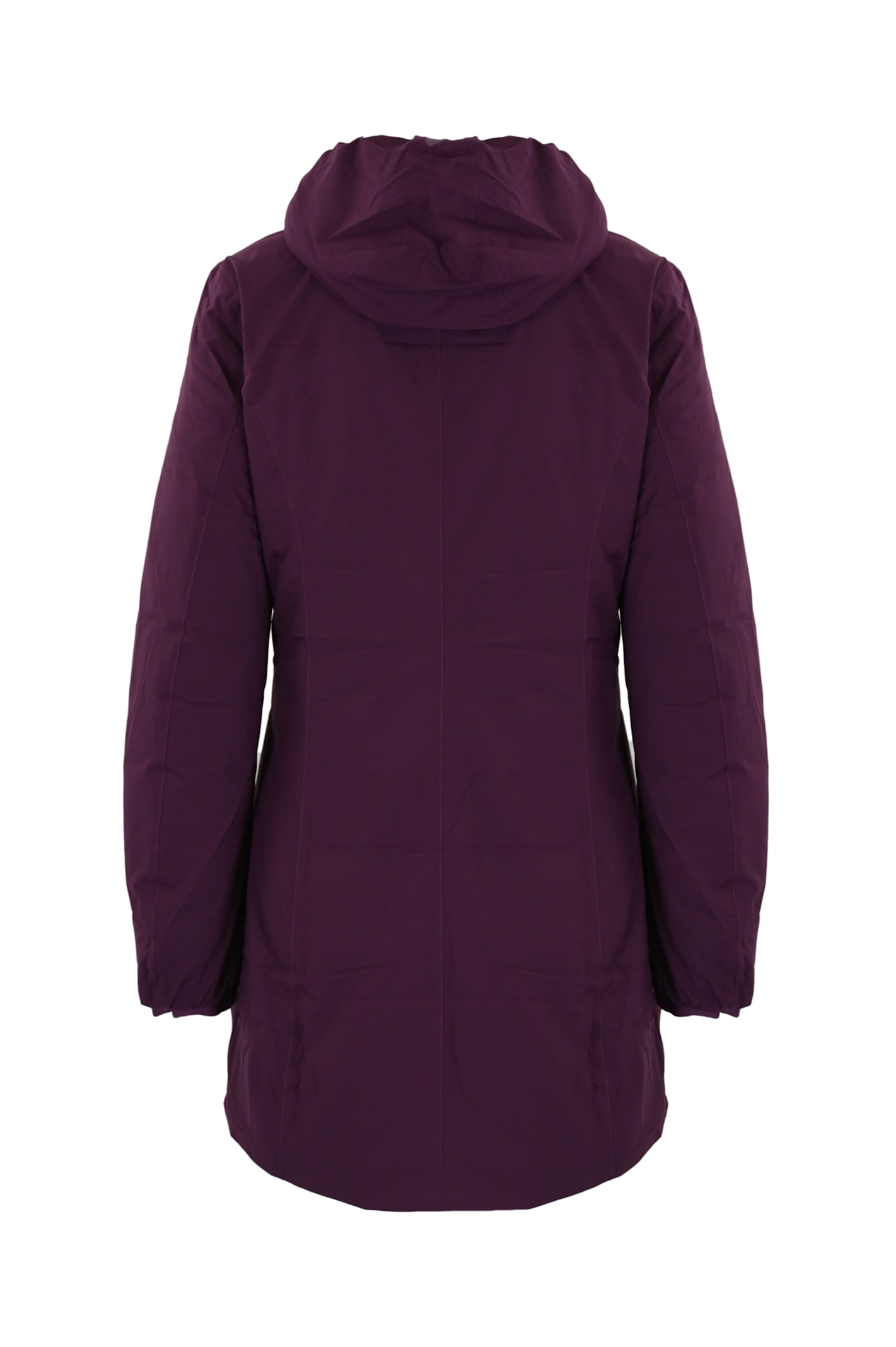 Shop K-way Denise St Thermo Reversible Jacket In Violet Dk P -brown G