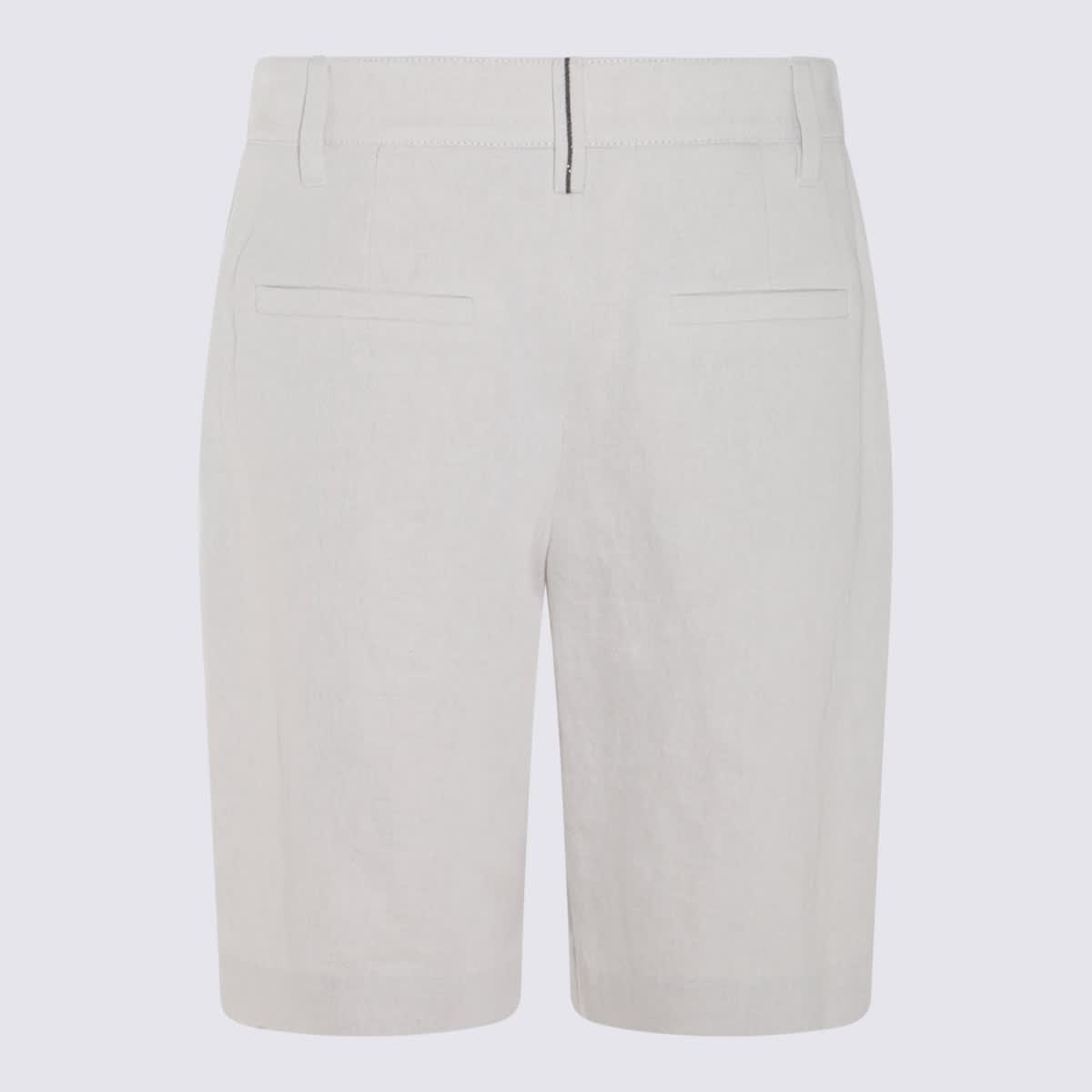 Shop Brunello Cucinelli White Cotton Shorts