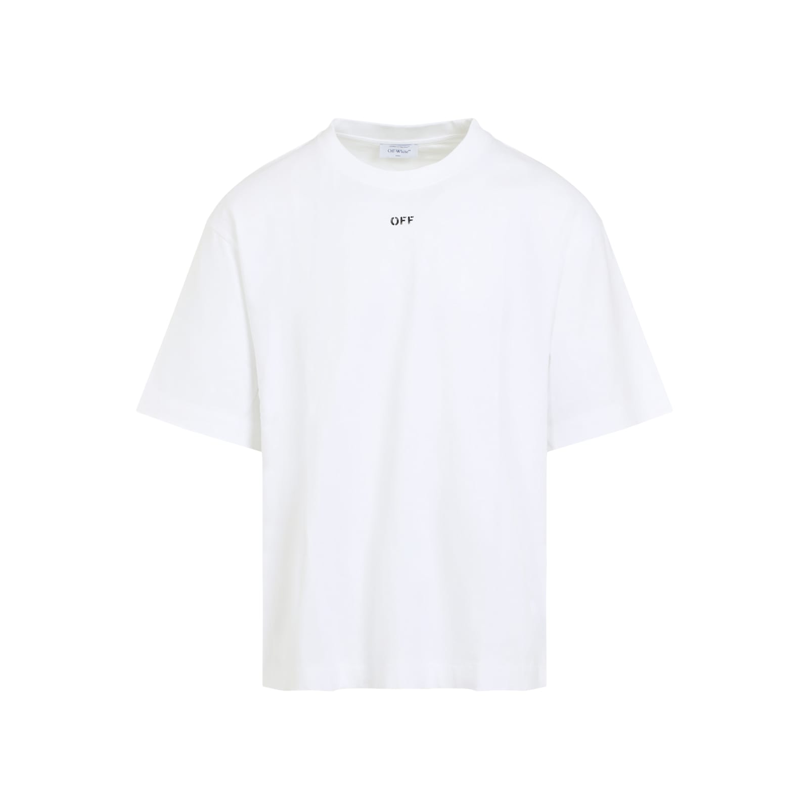 Shop Off-white Vibe Arrow Skate S/s T-shirt In White Black