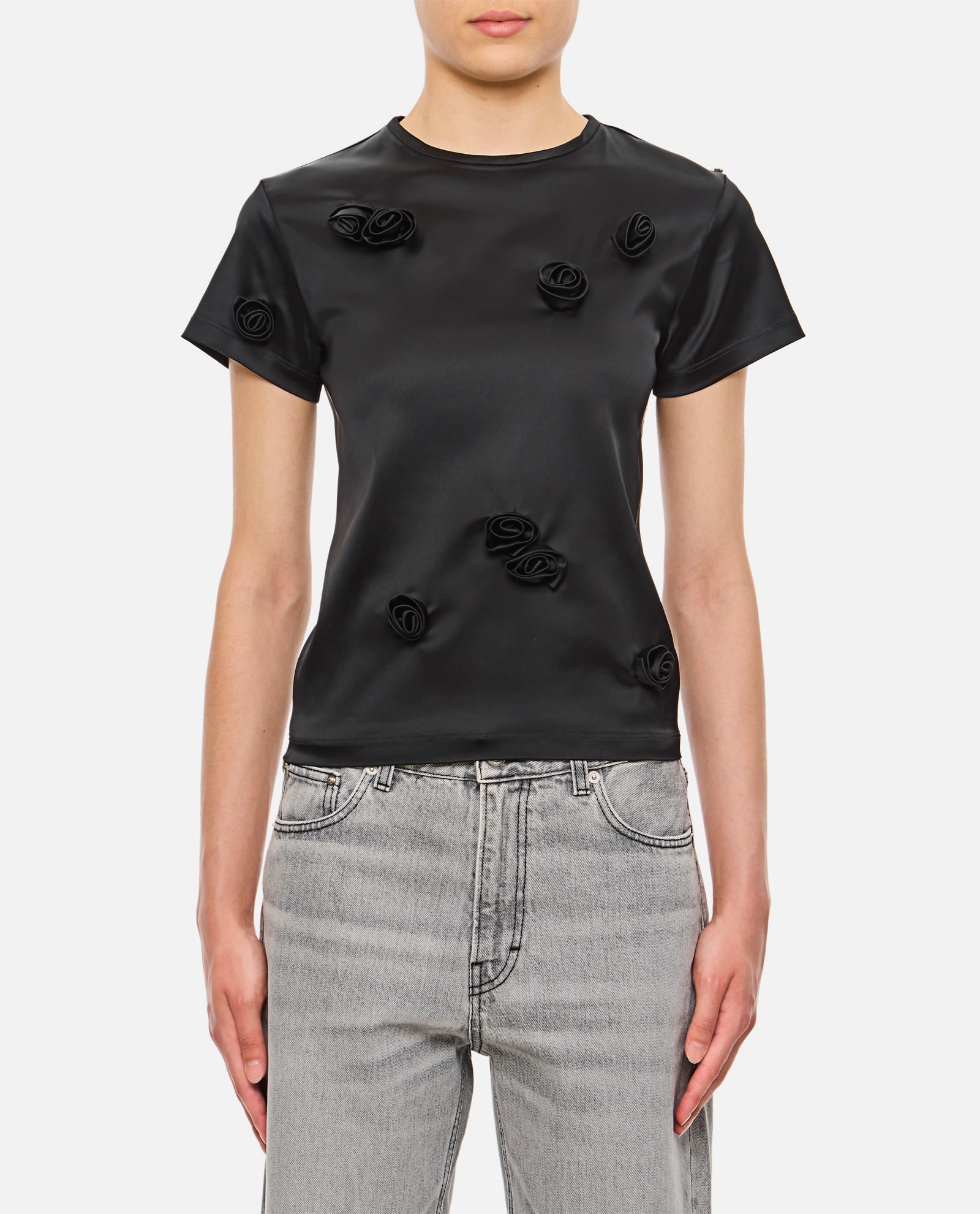 Shop Sportmax Mendoza T-shirt In Nero