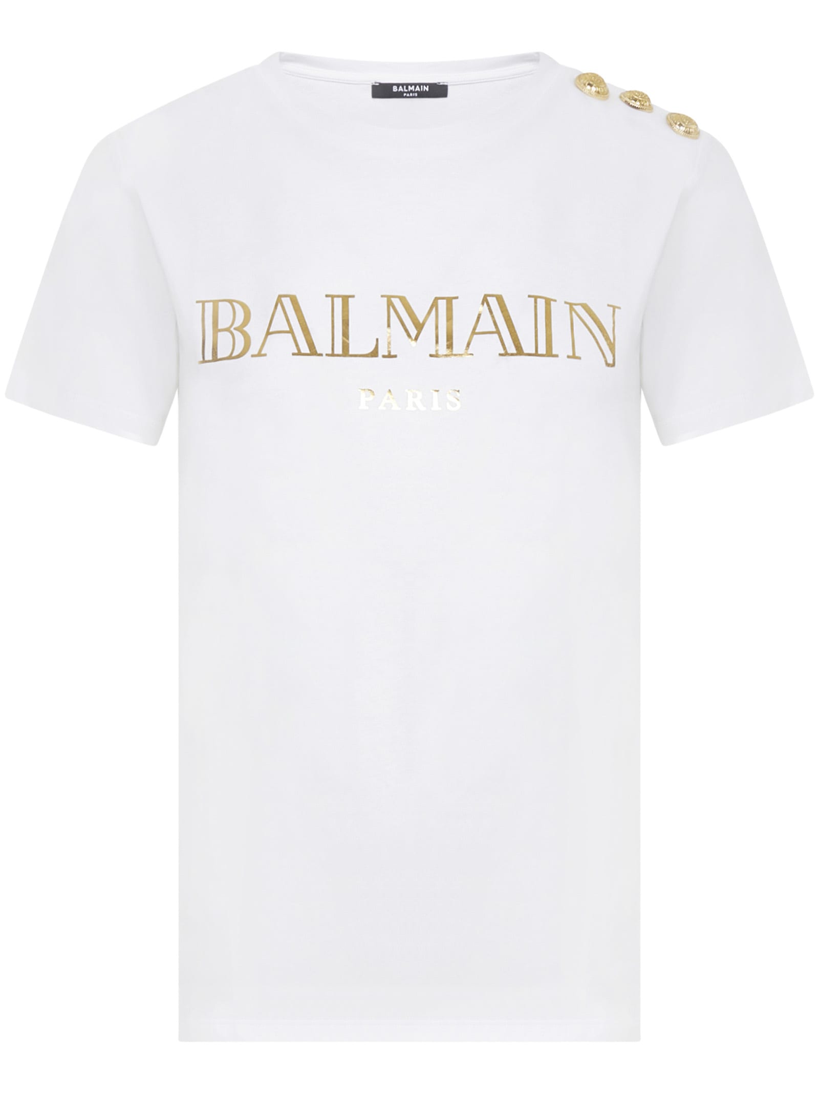 balmain paris t shirt white