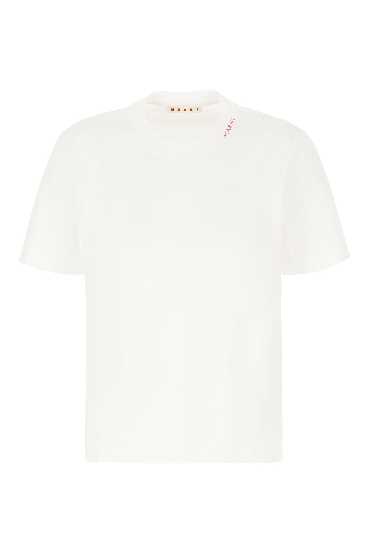 Marni Multicolor Cotton T-shirt Set In Mineral Ice