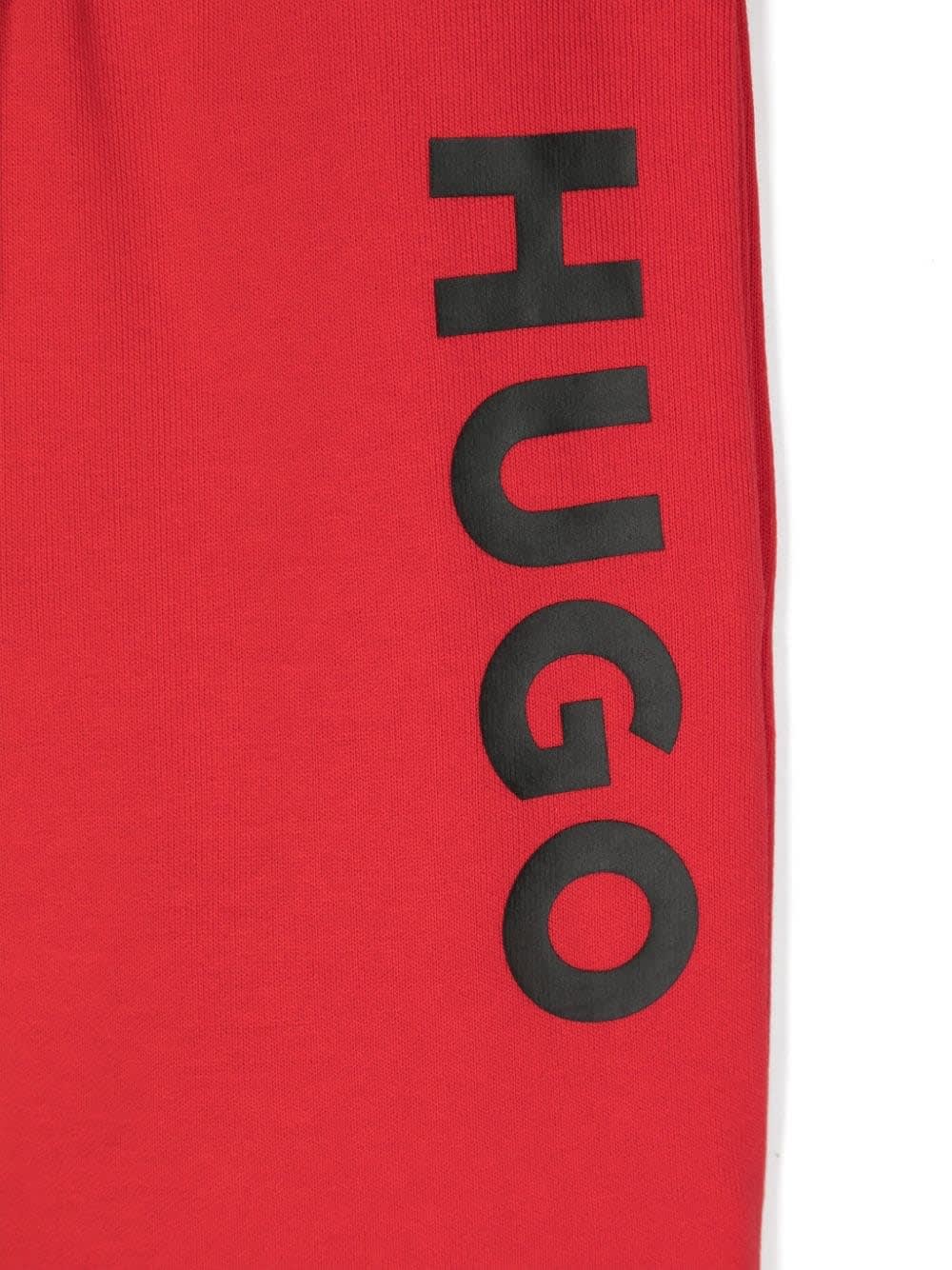 Shop Hugo Boss Sports Shorts With Print In Red