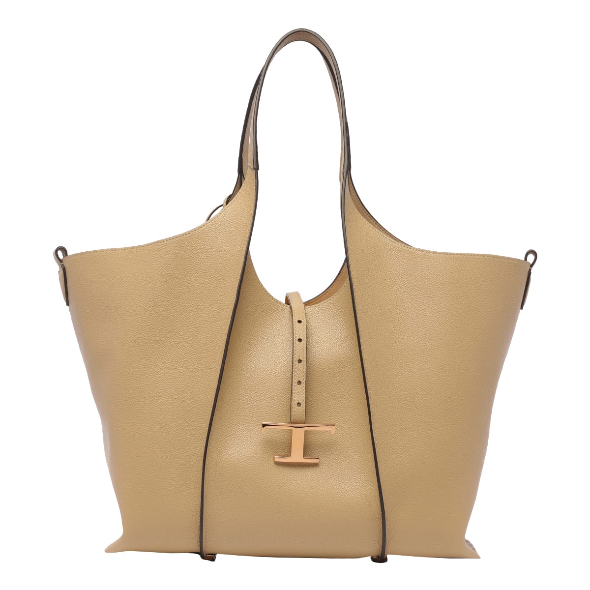 Tod's T-timeless Shopping Bag Medium In Beige | ModeSens