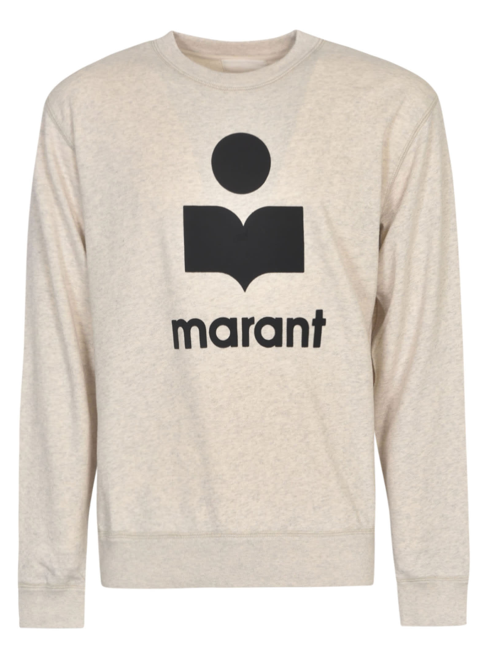 Isabel Marant Logo Print Sweatshirt In Powder