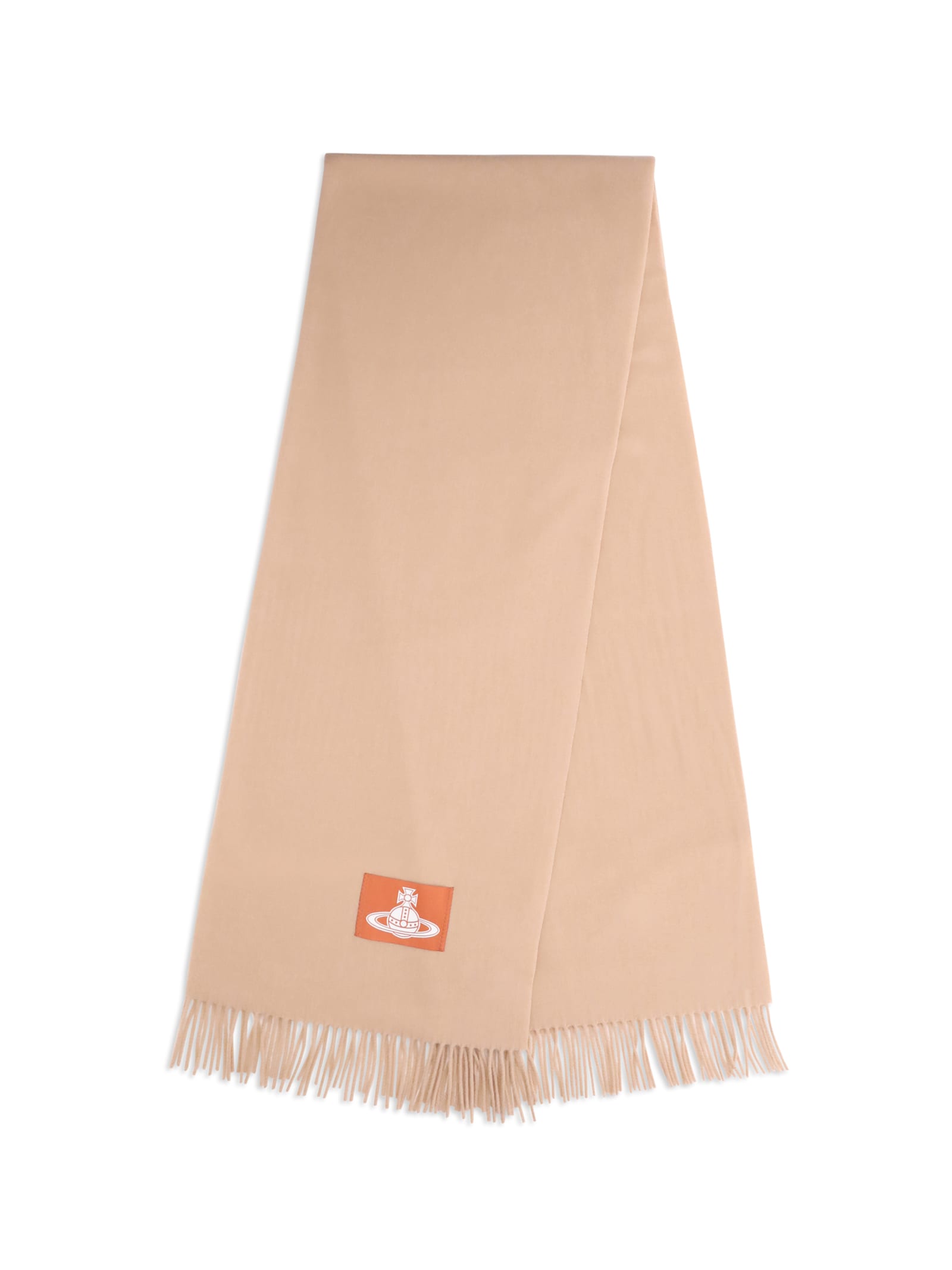 Vivienne Westwood Wool Scarf In Neutral