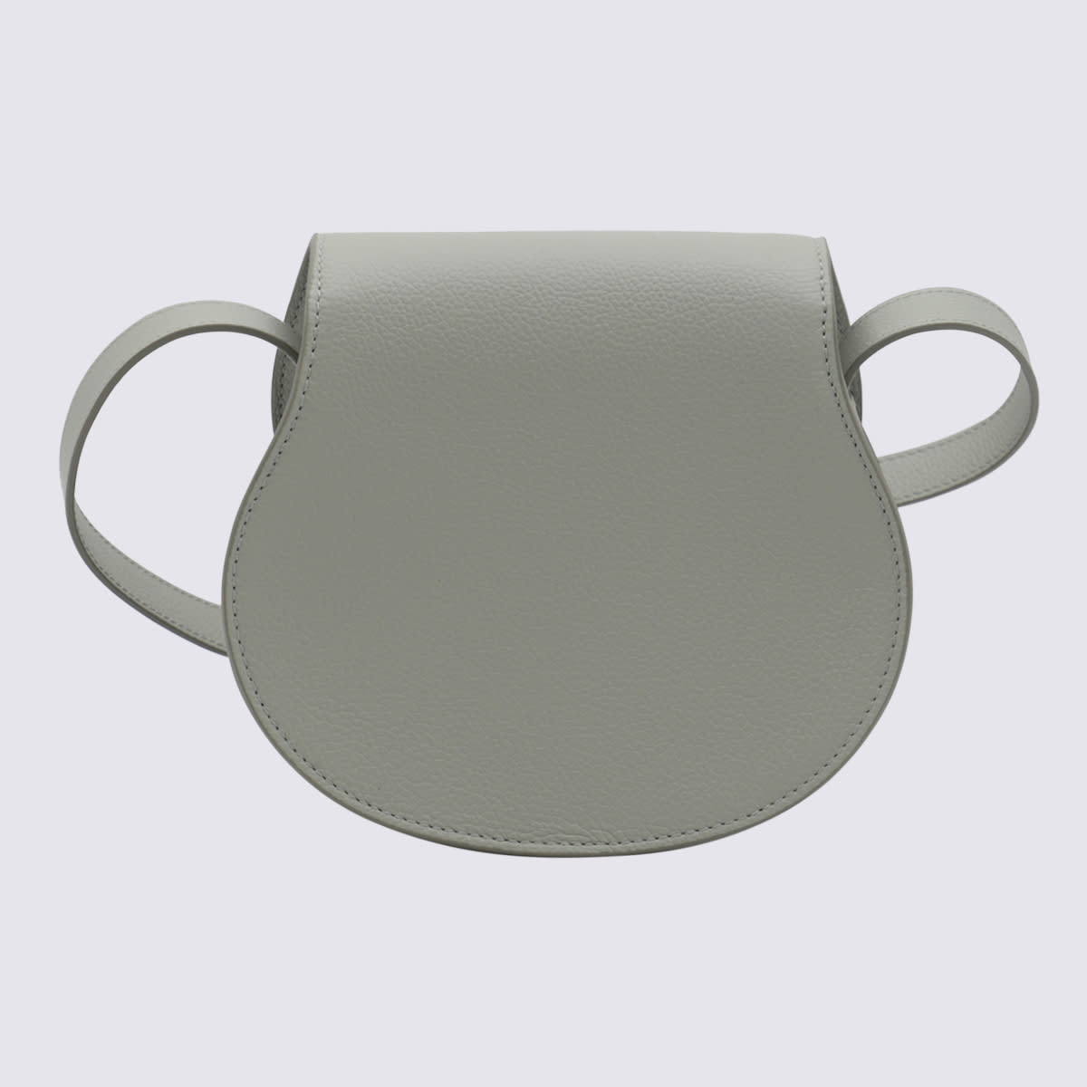 Chloé Sea Green Leather Marcie Small Shoulder Bag In Sea Grass