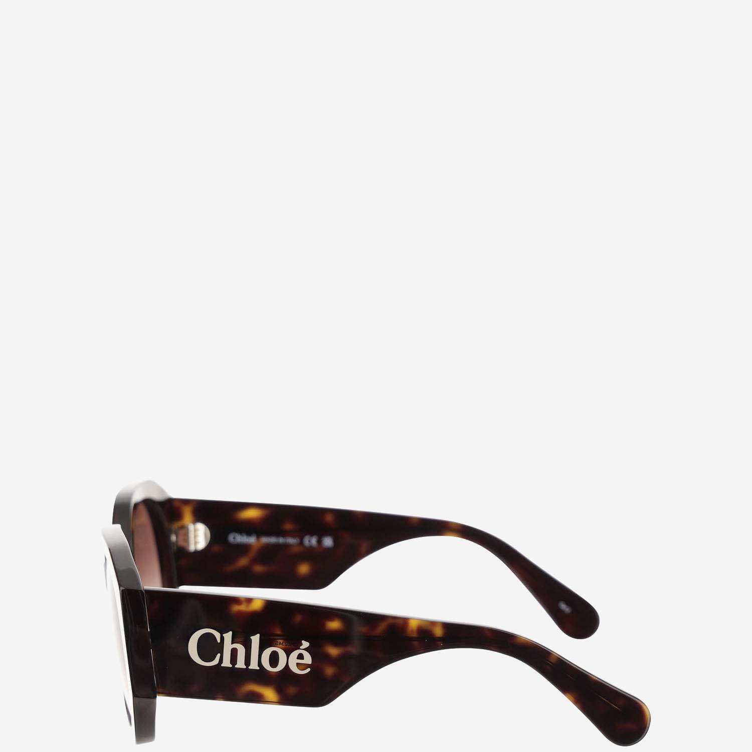 Shop Chloé Logo Sunglasses In Red