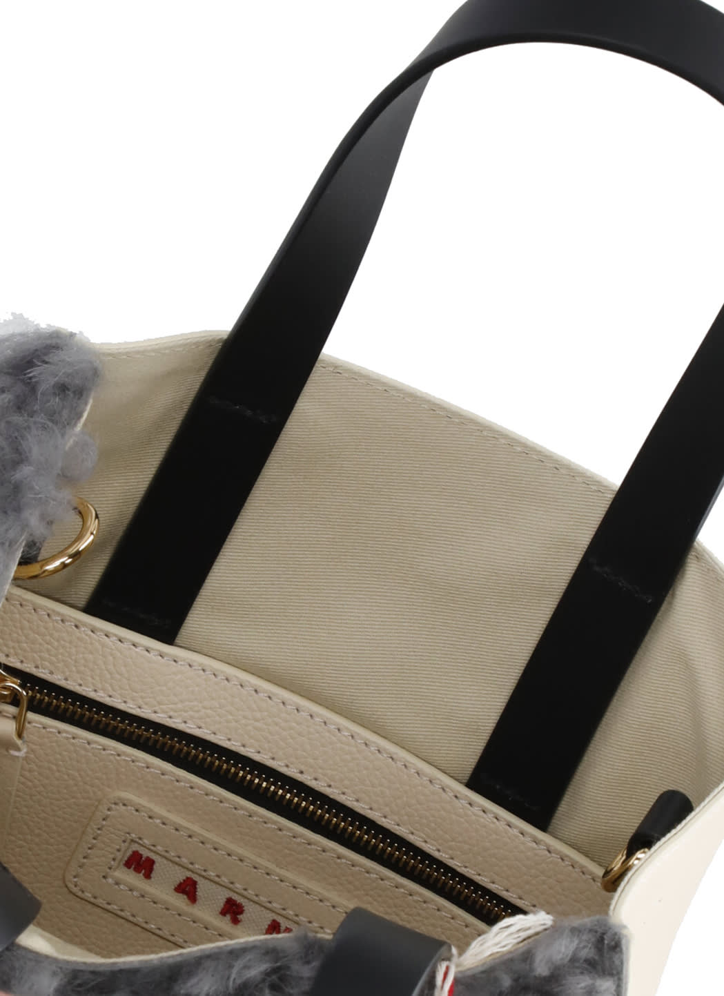 Marni Logoed Bag In Gray