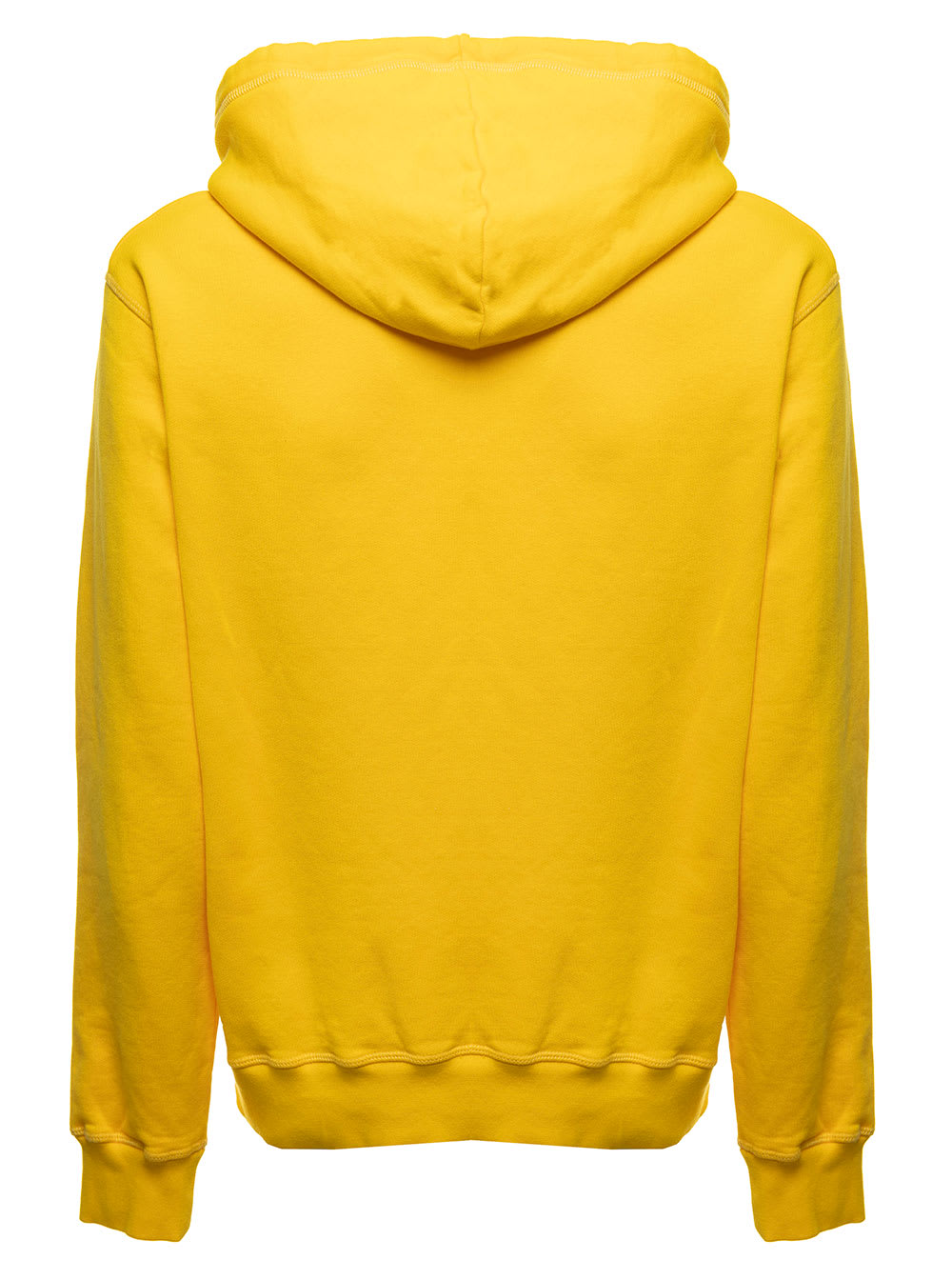 Shop Dsquared2 Yellow Jersey Hoodie Invicta X D-squared2 Man