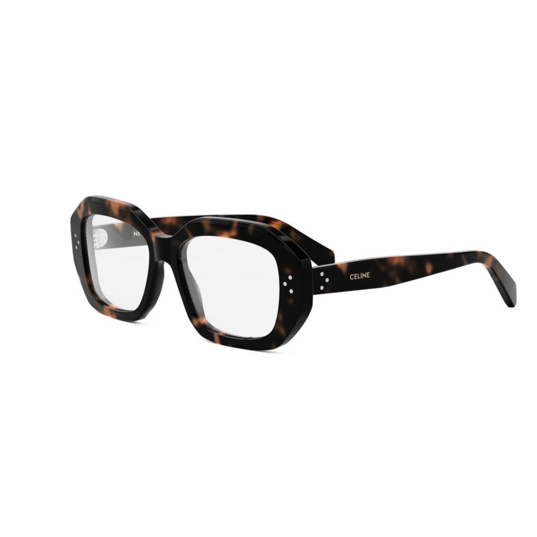 Celine Cl50156i 3 Dots 052 Havana Glasses In Brown