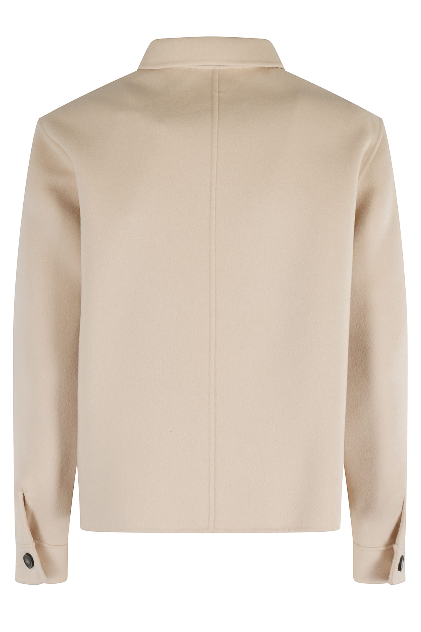 Weekend Max Mara Omens Ivory Nordica Regular-fit Wool-blend Jacket In Brown