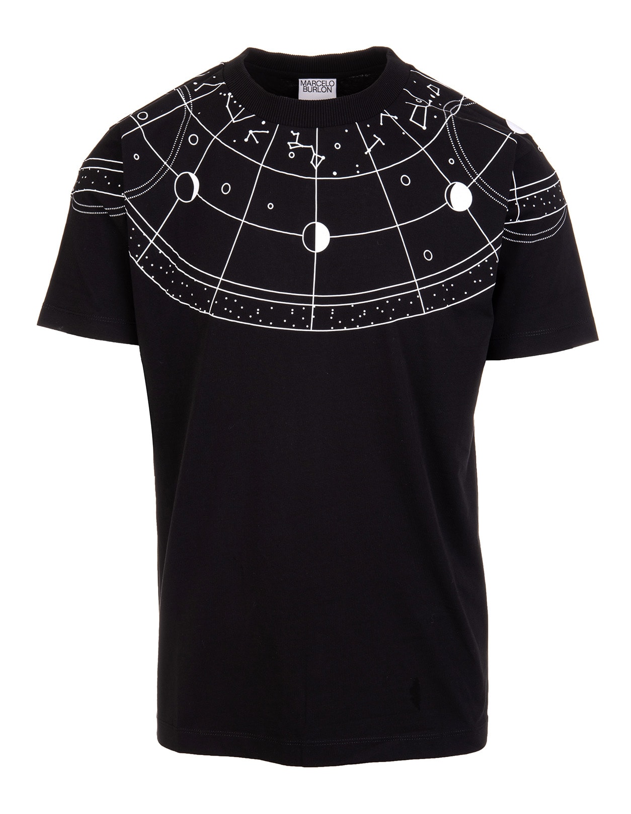 Marcelo Burlon Man Black Astral T-shirt