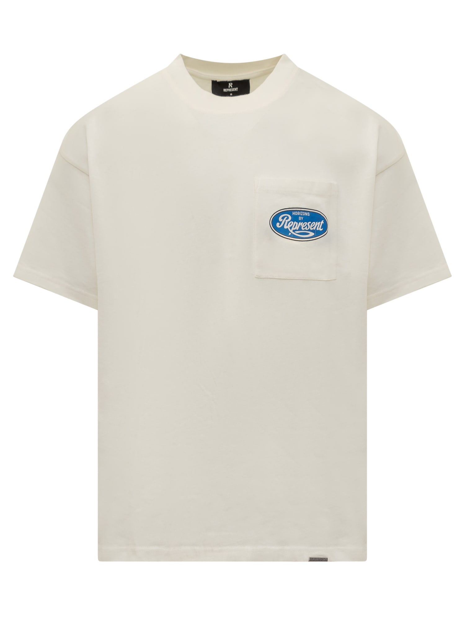 Represent Graphic-print Cotton T-shirt In Flat White