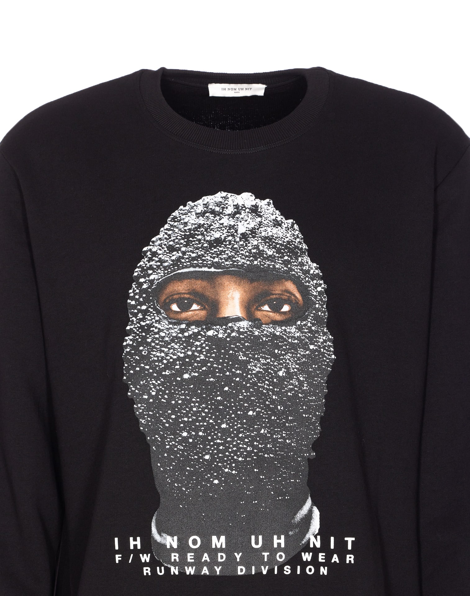 Ih Nom Uh Nit Mask-print Sweatshirt In Black