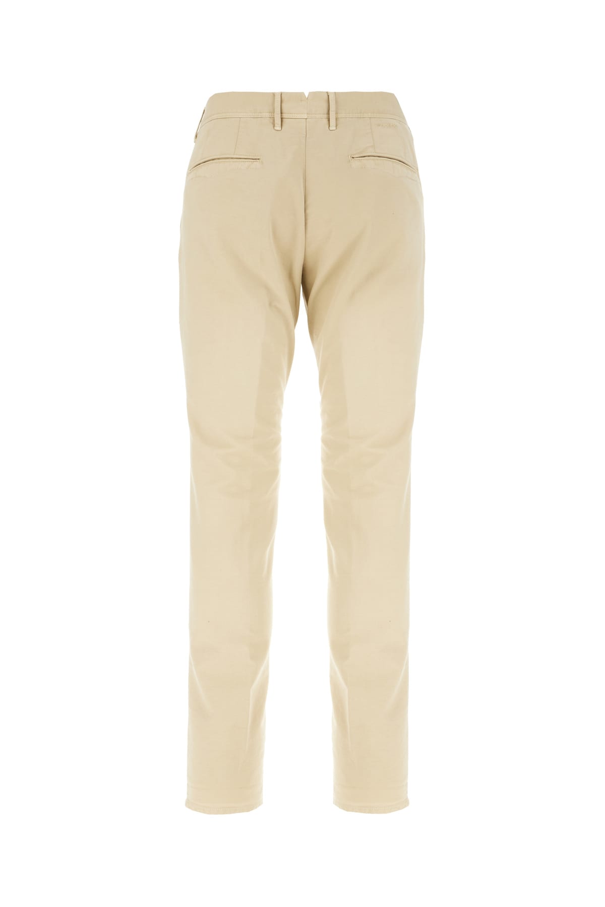Incotex Cotton Trousers With Front And Back Pockets In Neutral